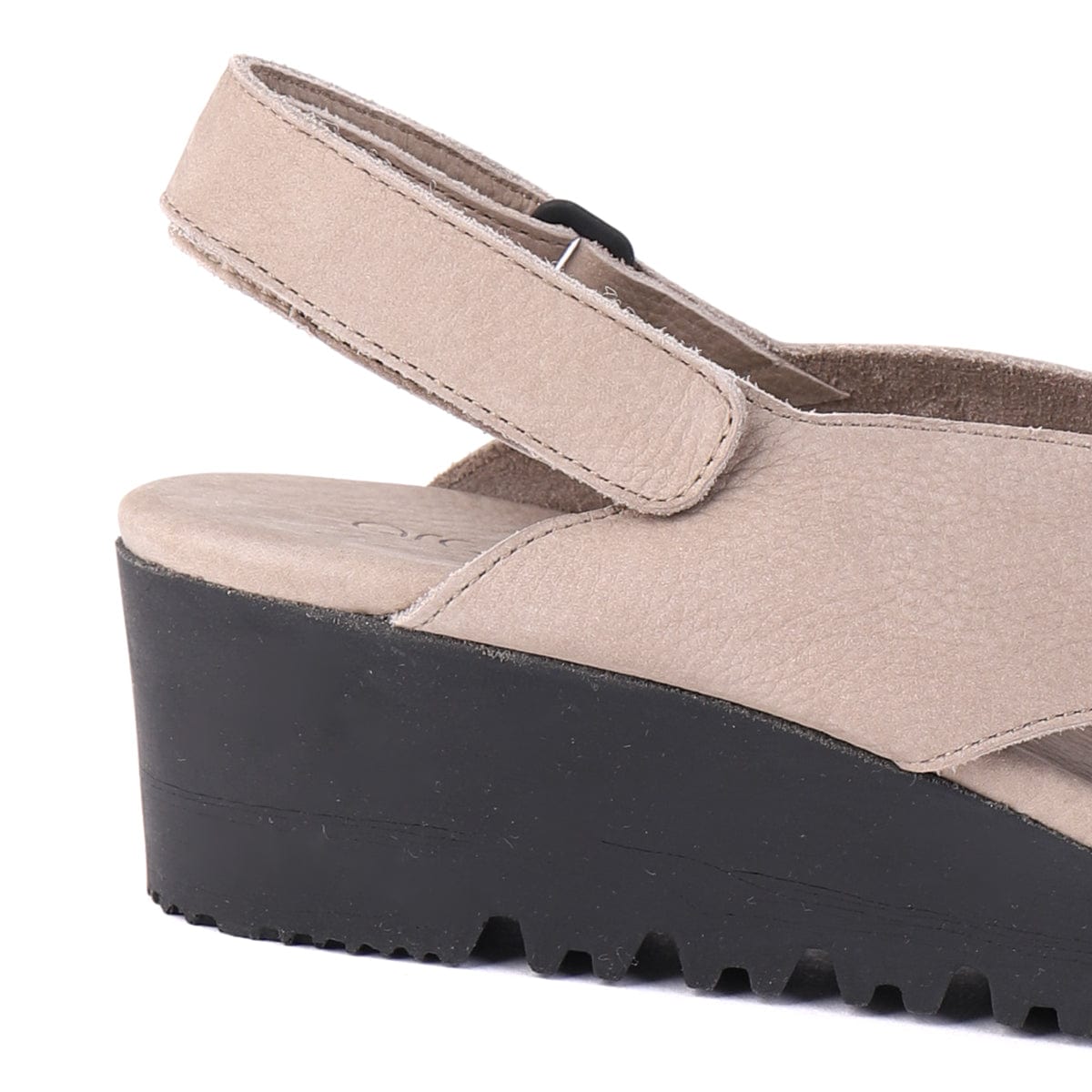 ARCHE LOW WEDGE SANDALS BALLYA Taupe Nubuck