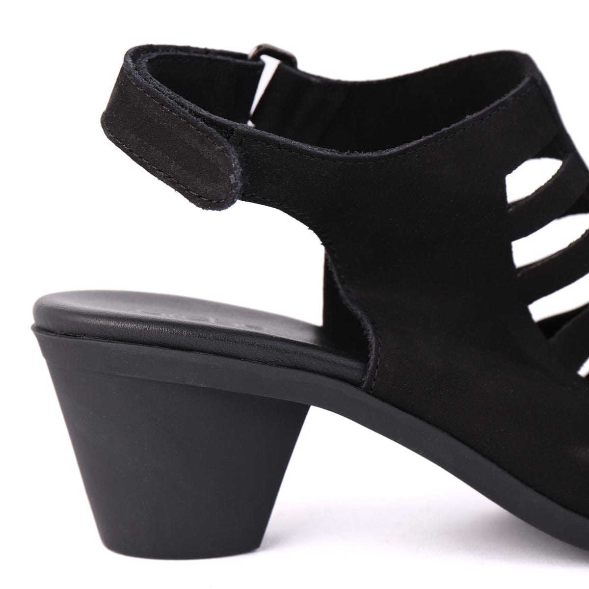 ARCHE MEDIUM HEELED SANDALS SOEXOR Black Nubuck