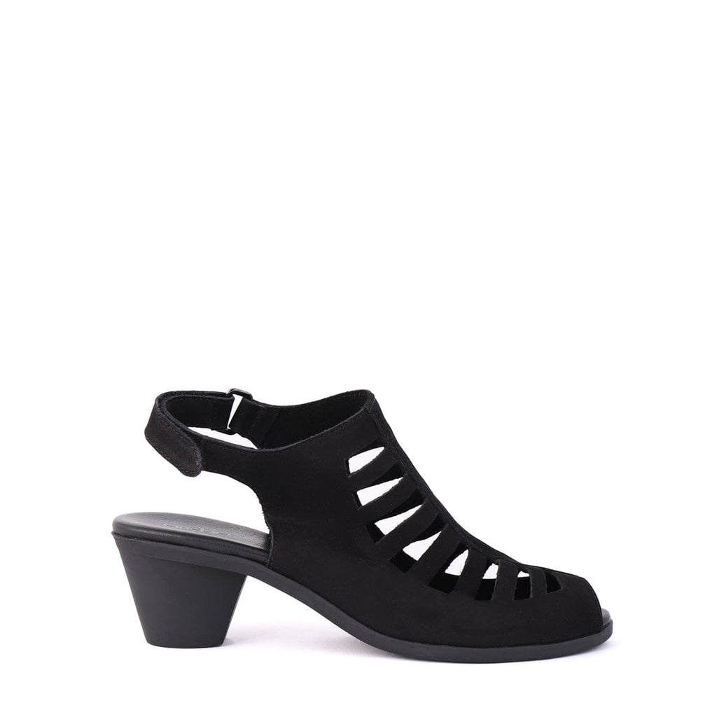 ARCHE MEDIUM HEELED SANDALS SOEXOR Black Nubuck
