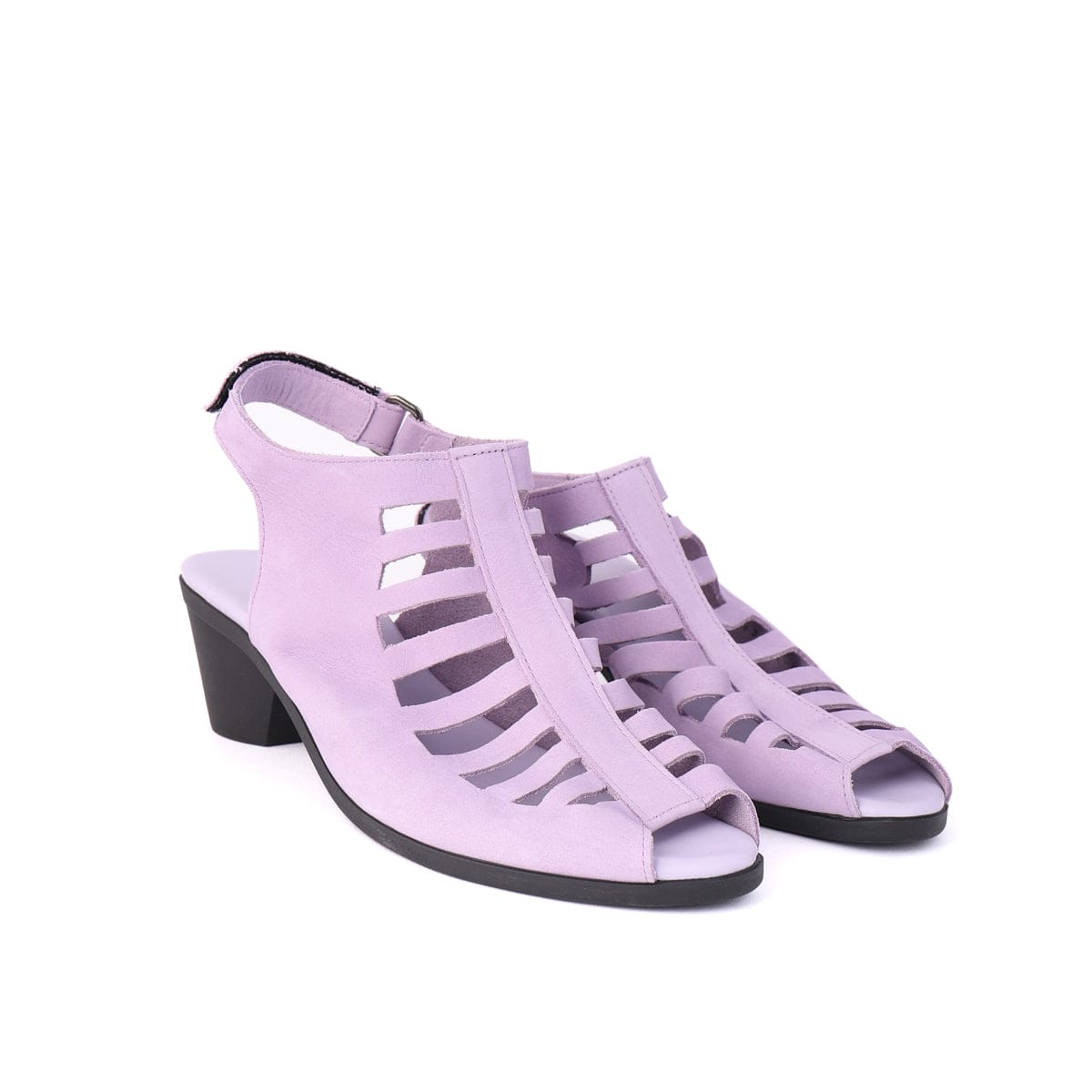 ARCHE MEDIUM HEELED SANDALS SOEXOR Lilac Nubuck