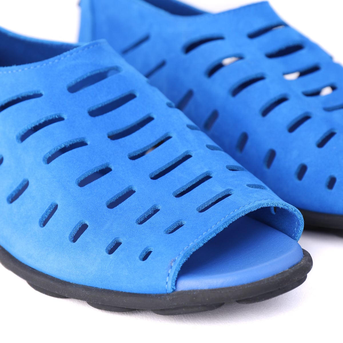 ARCHE TOE PEEPS - LOW DENYLI Cobalt Nubuck
