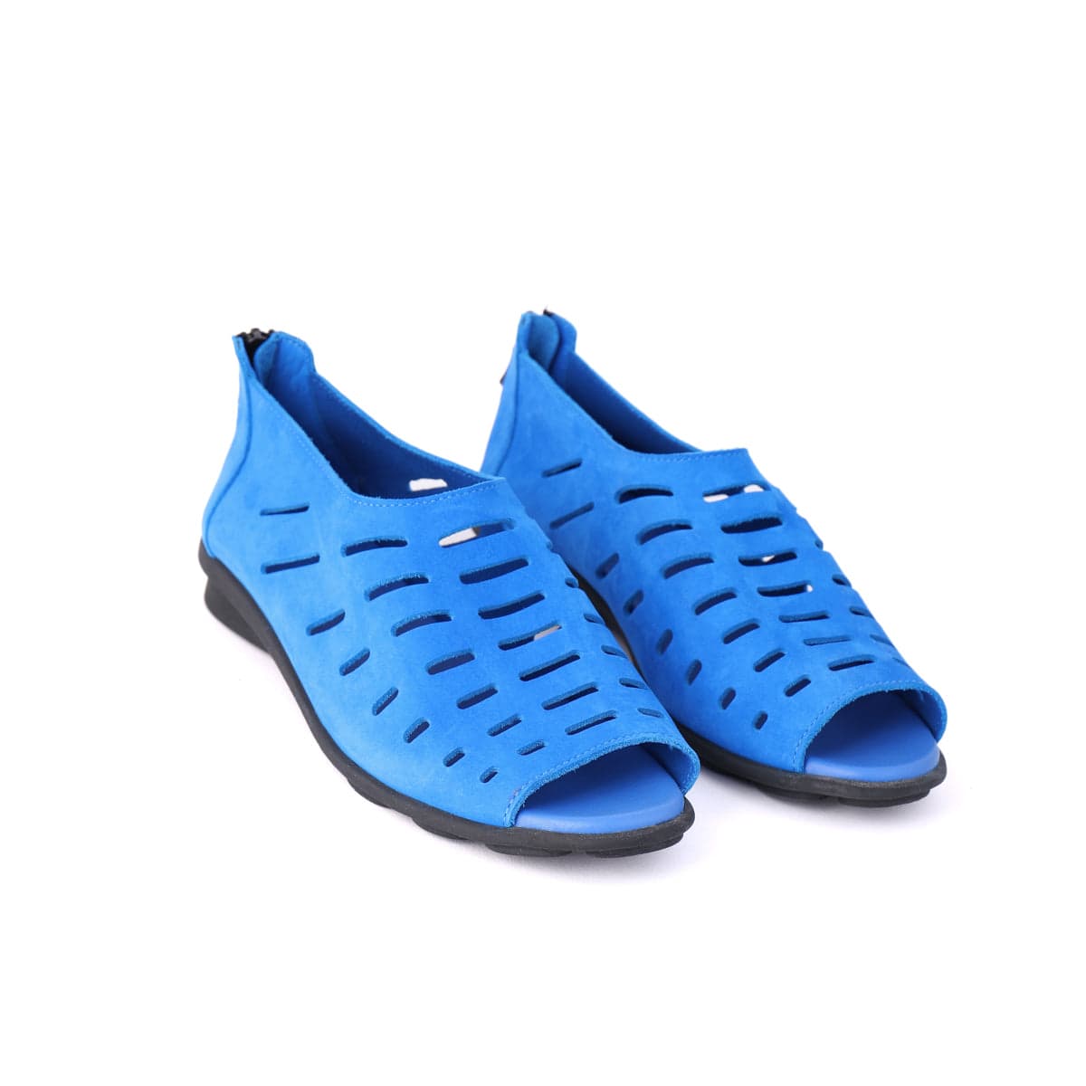 ARCHE TOE PEEPS - LOW DENYLI Cobalt Nubuck