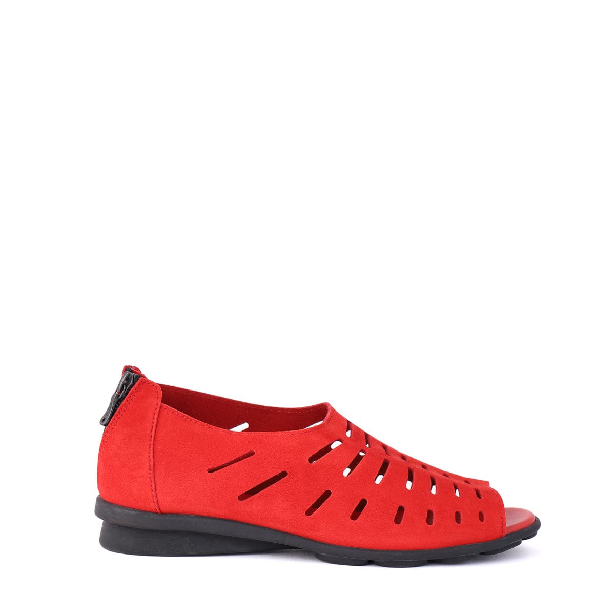 ARCHE TOE PEEPS - LOW DENYLI Red Nubuck