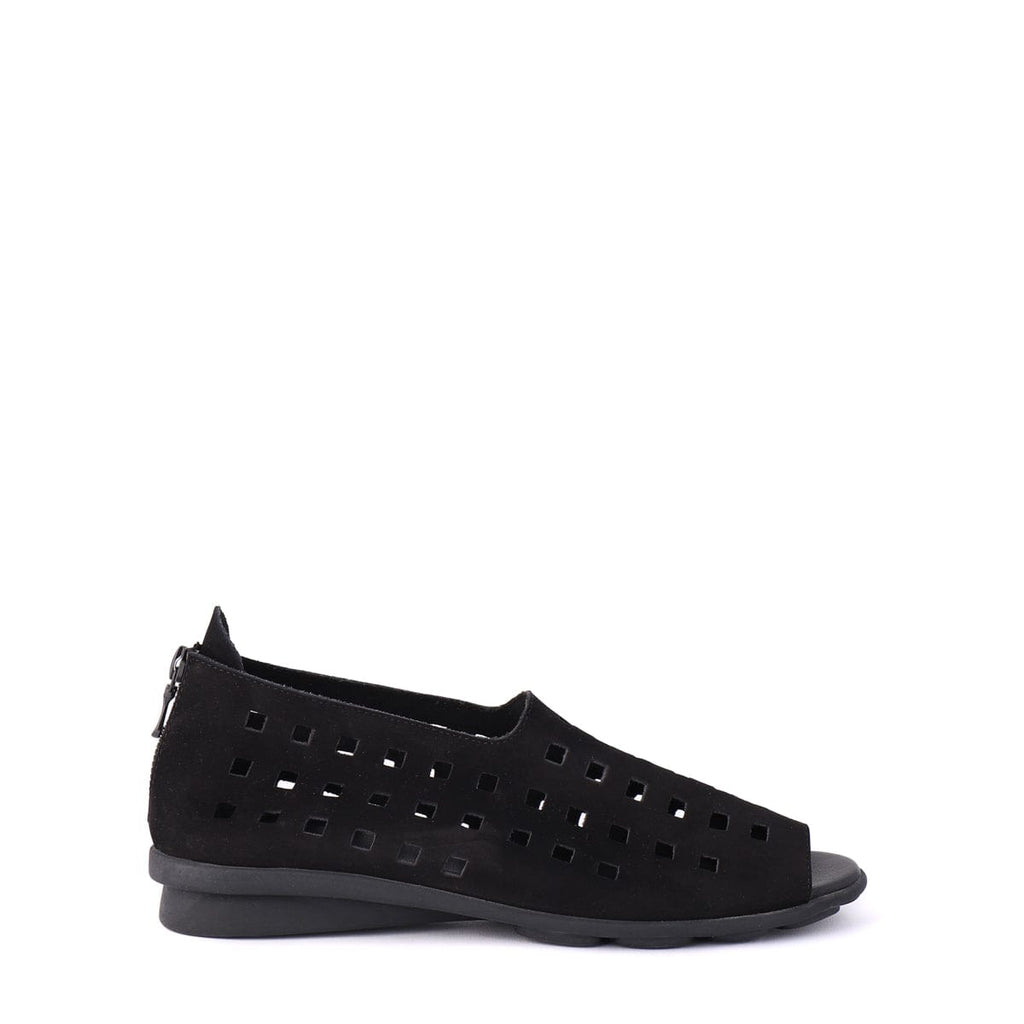 ARCHE TOE PEEPS - LOW DRICK Black Nubuck