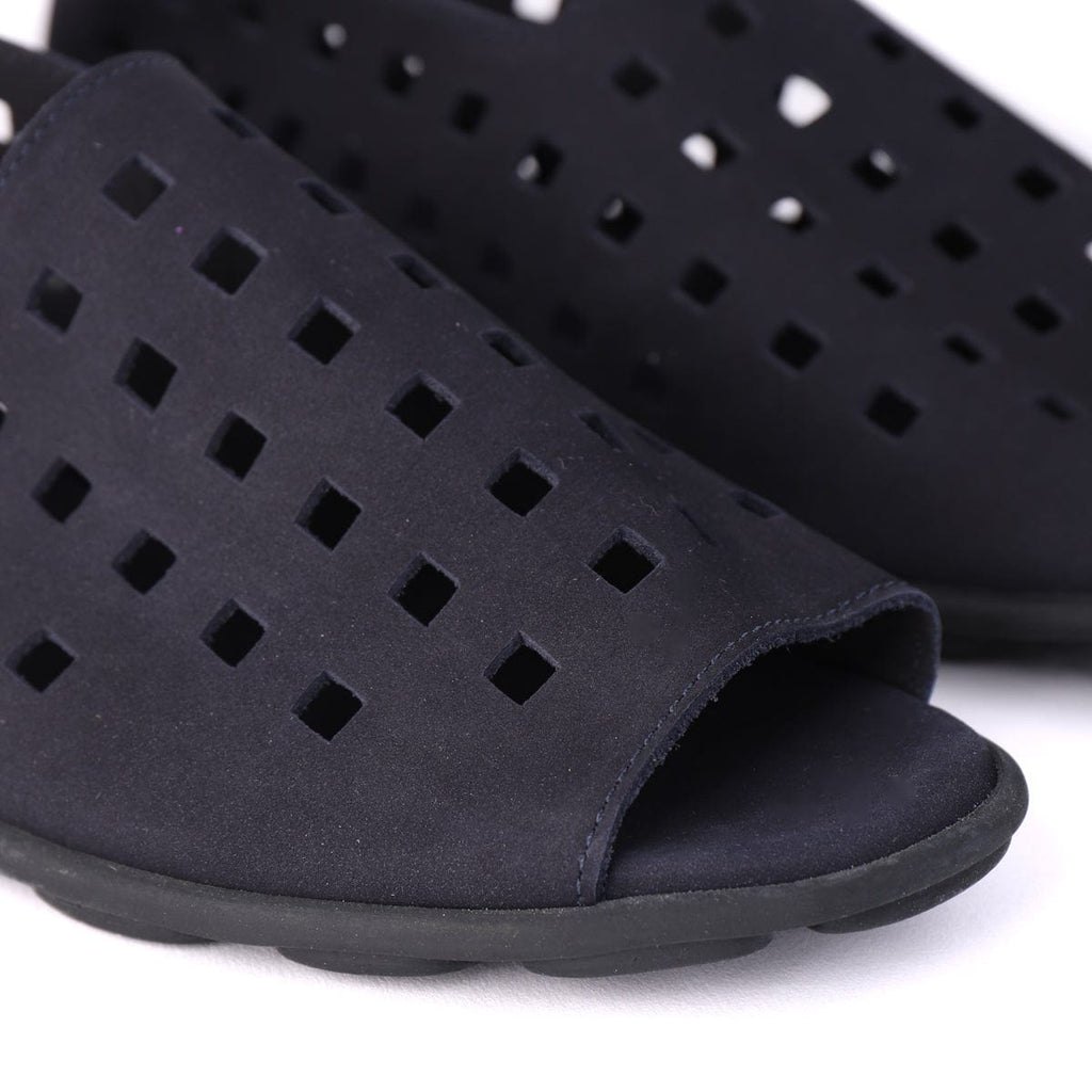 ARCHE TOE PEEPS - LOW DRICK Navy Nubuck