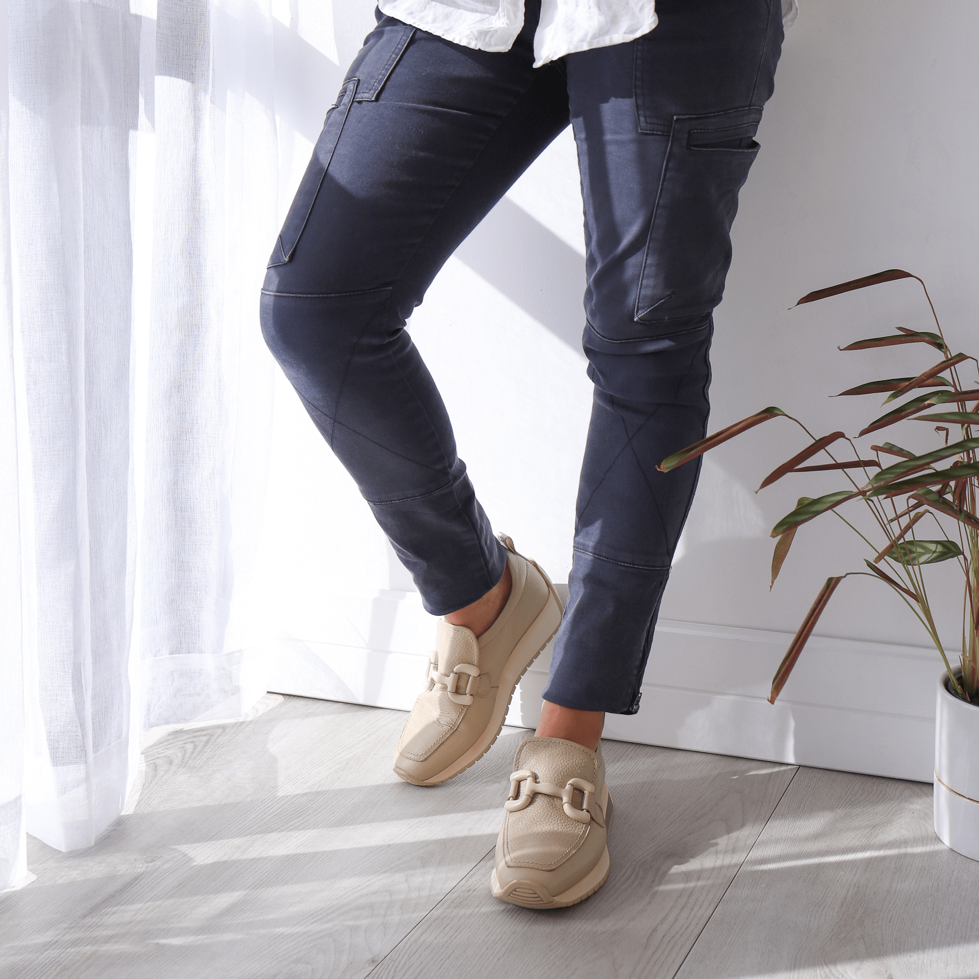 HISPANITAS LOAFERS SANDIE Beige