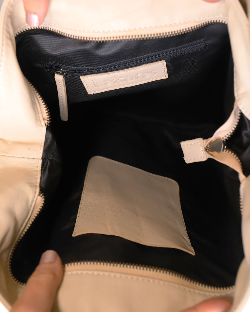 LEISURES ACCESSORIES BAGS ISOBEL Bone Large
