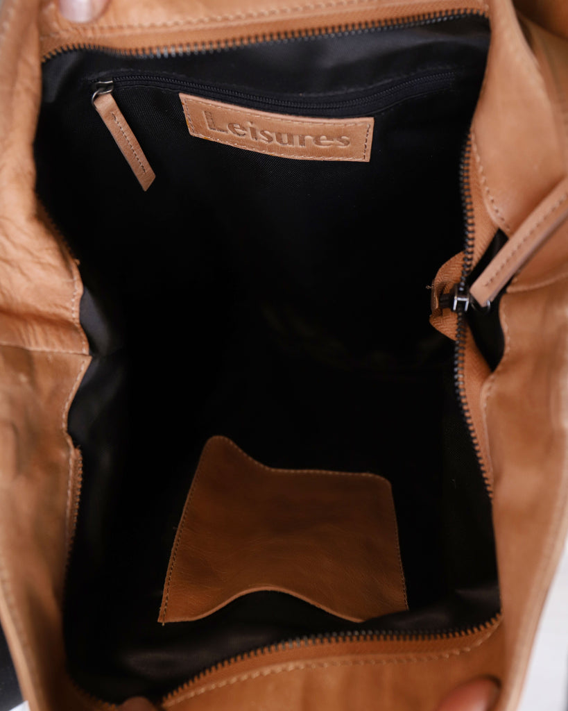 LEISURES ACCESSORIES BAGS ISOBEL Camel Large