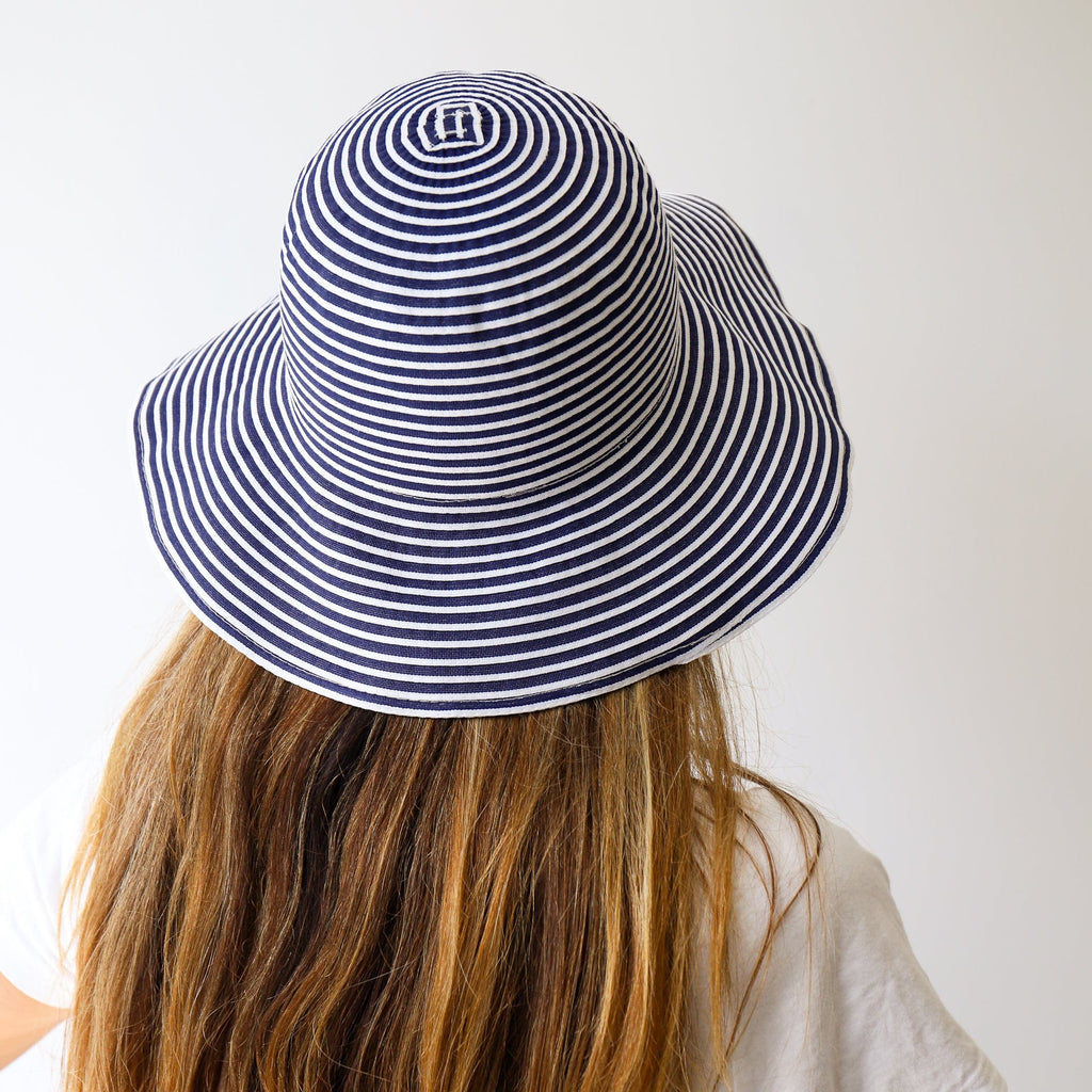 LEISURES ACCESSORIES HATS PATTON Navy and White