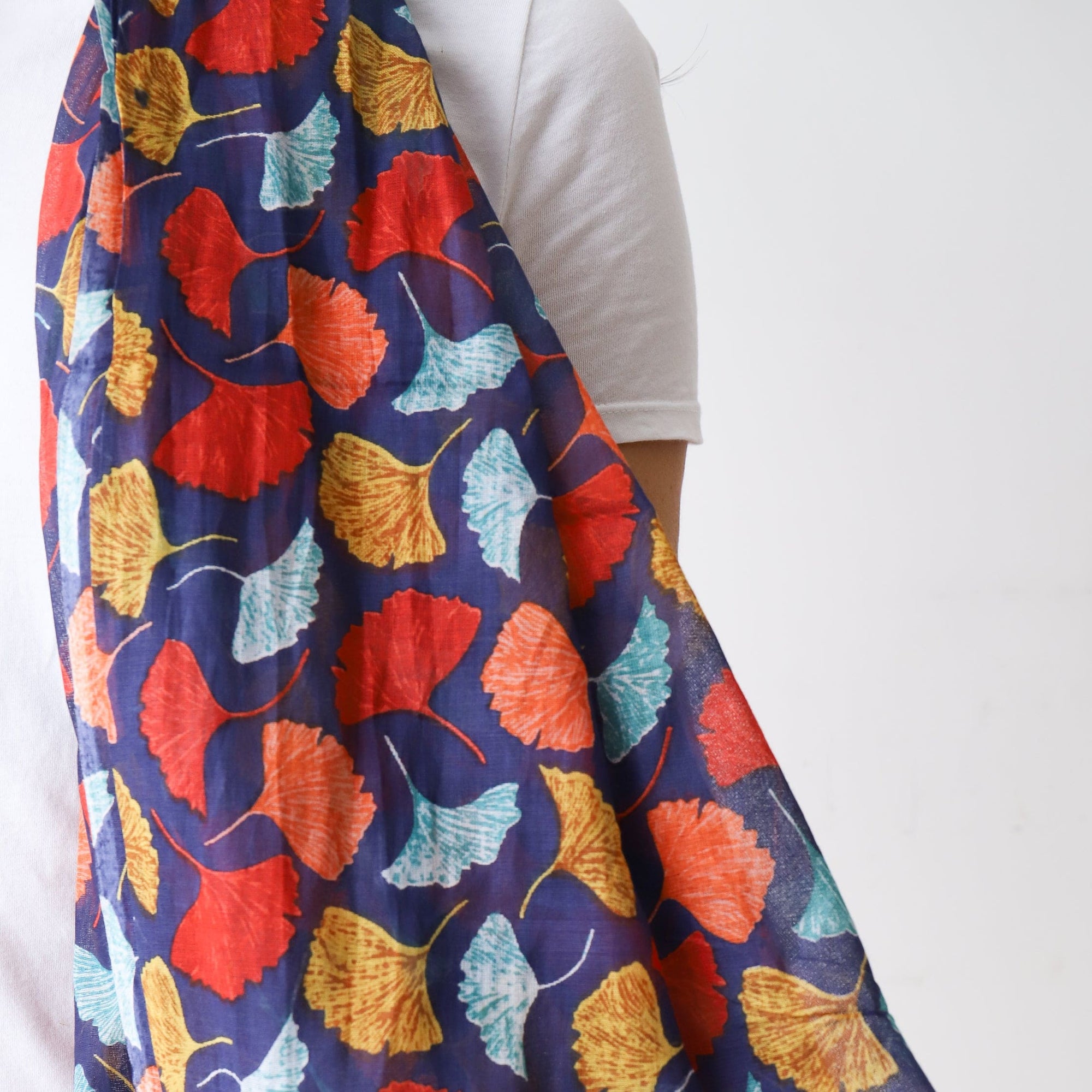 LEISURES ACCESSORIES SCARVES CAMPBELL Navy Multi