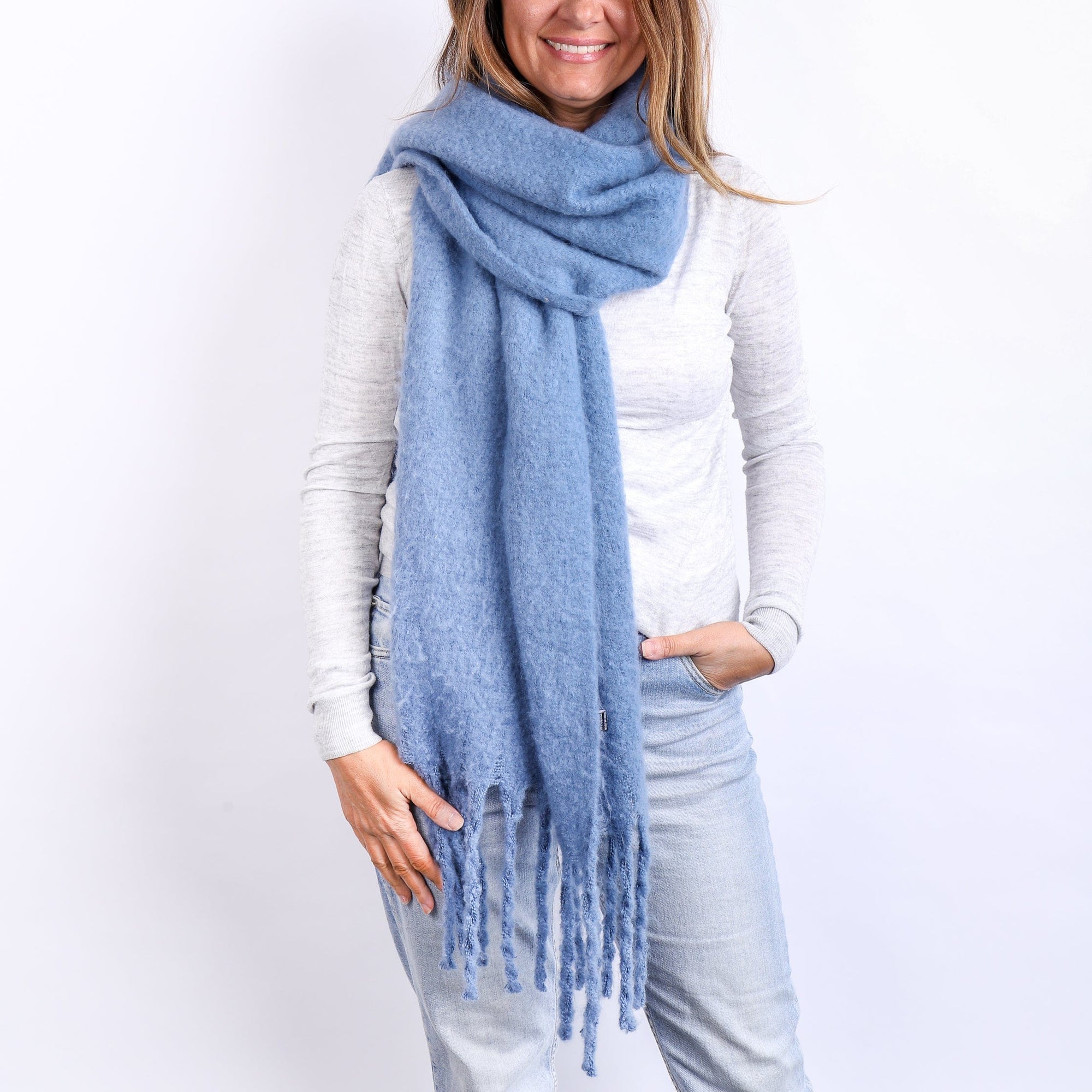 LEISURES ACCESSORIES SCARVES CARISSA Denim Blue