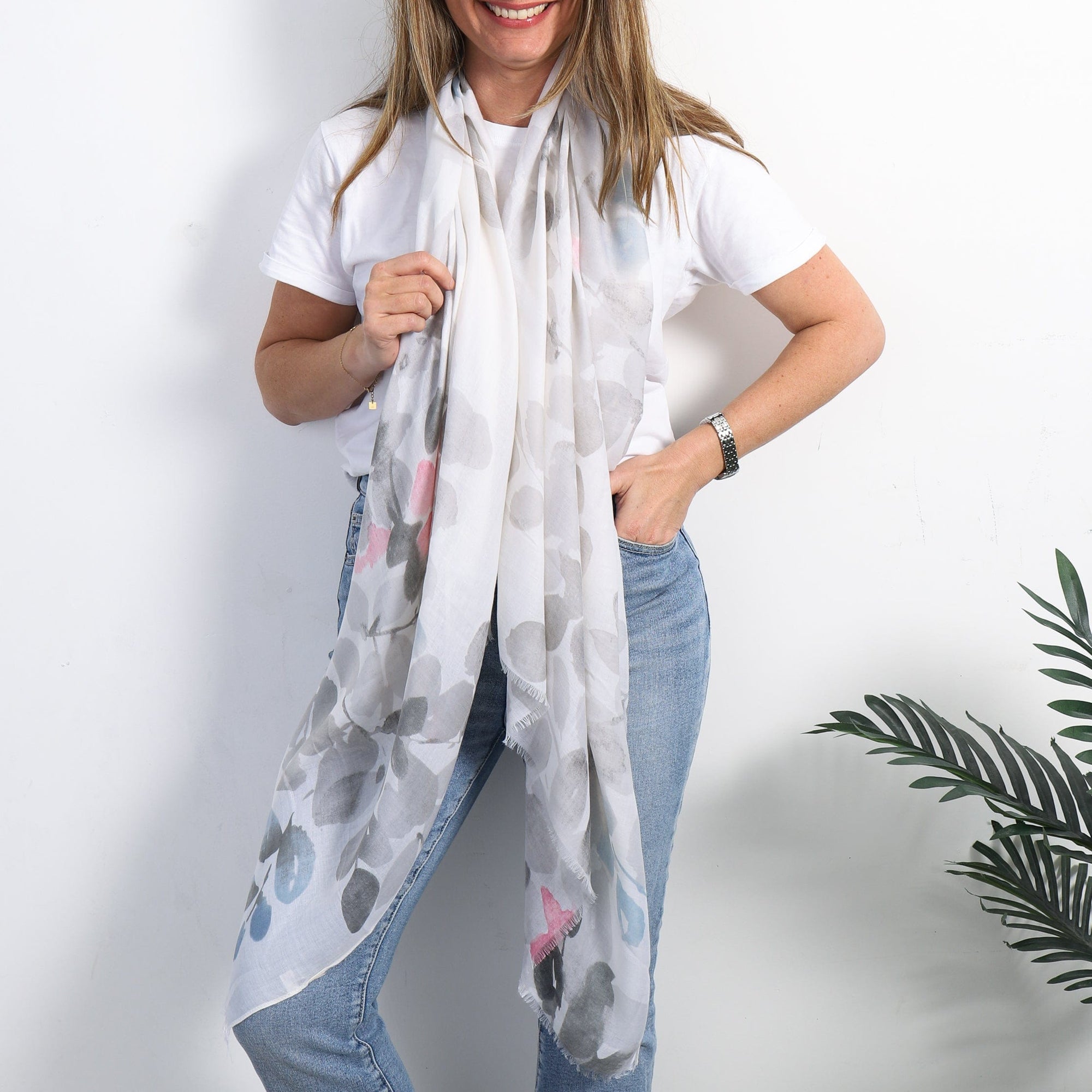 LEISURES ACCESSORIES SCARVES PARTHA Grey
