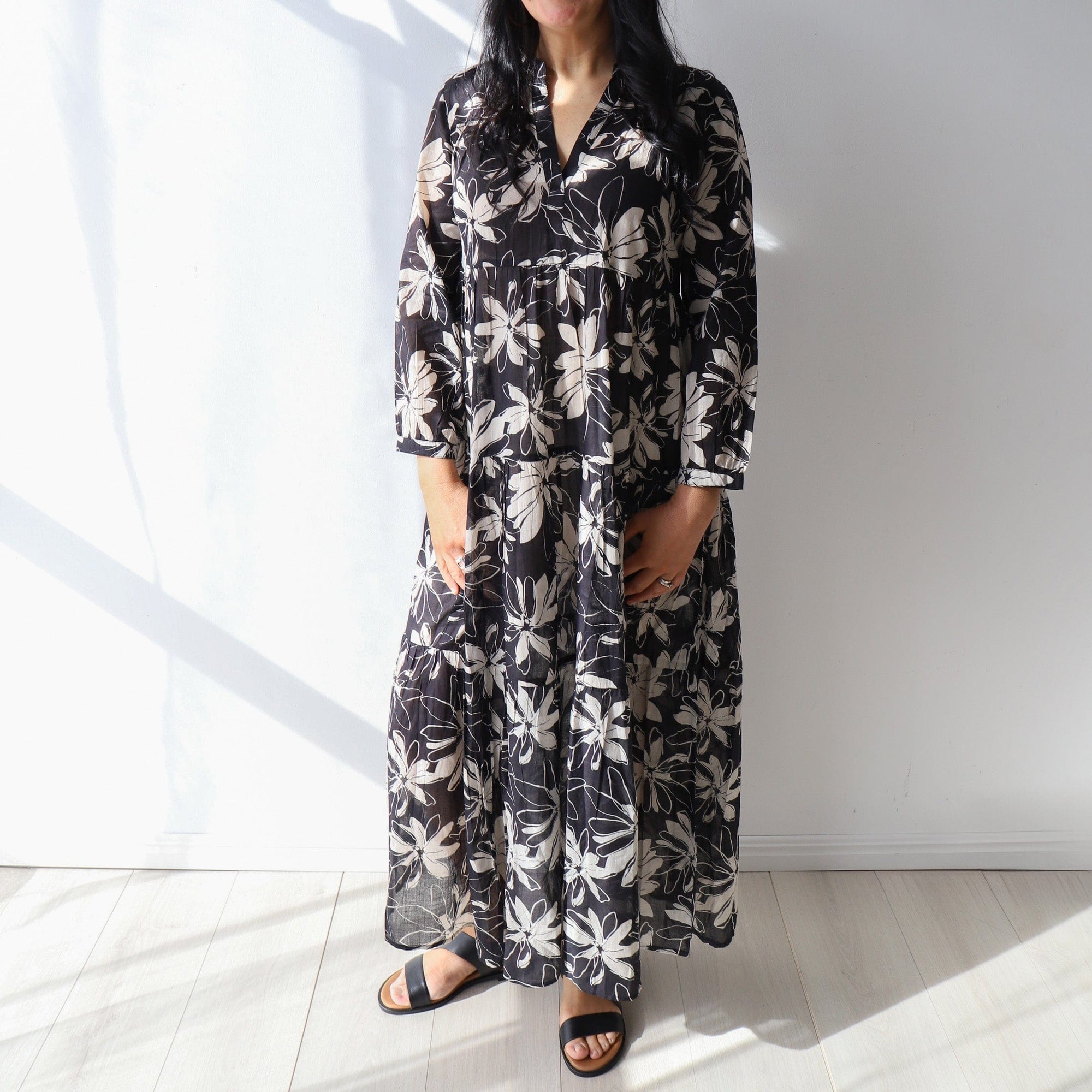 LEISURES ACCESSORIES SUMMER APPAREL CALLISTA Black Floral