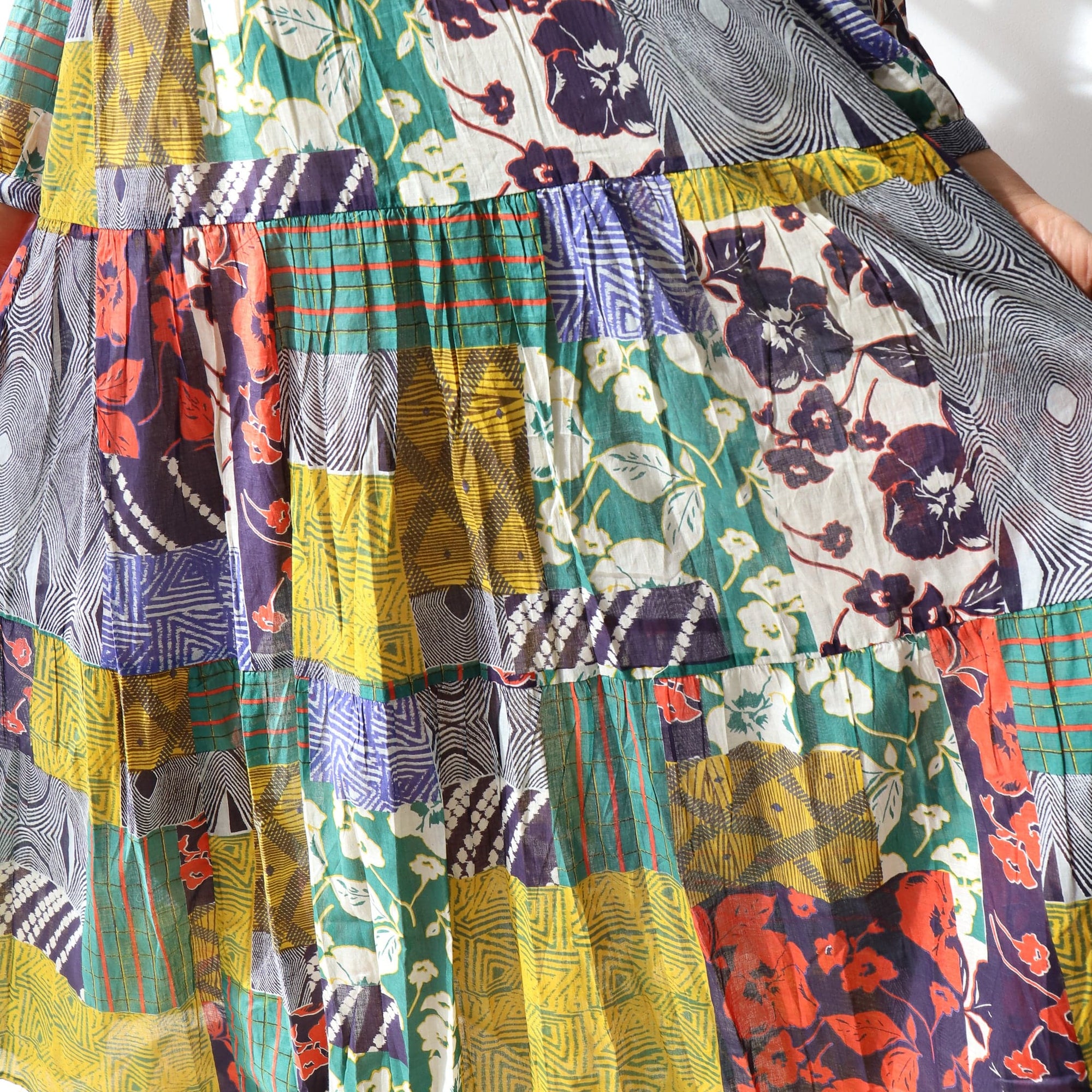 LEISURES ACCESSORIES SUMMER APPAREL CALLISTA Patchwork Print