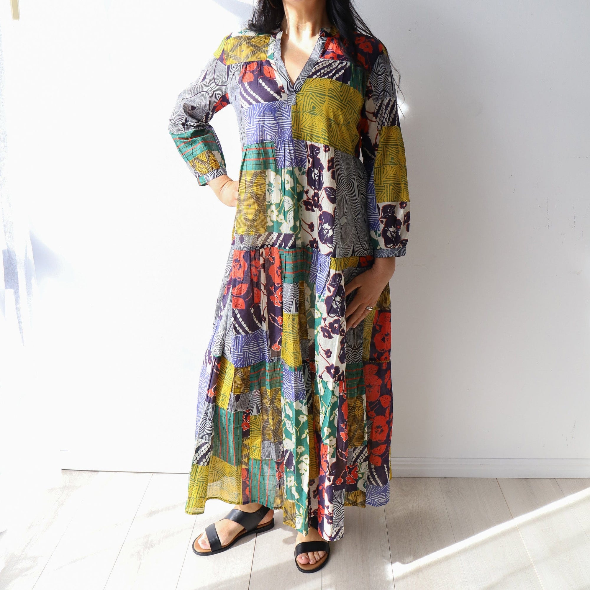 LEISURES ACCESSORIES SUMMER APPAREL CALLISTA Patchwork Print