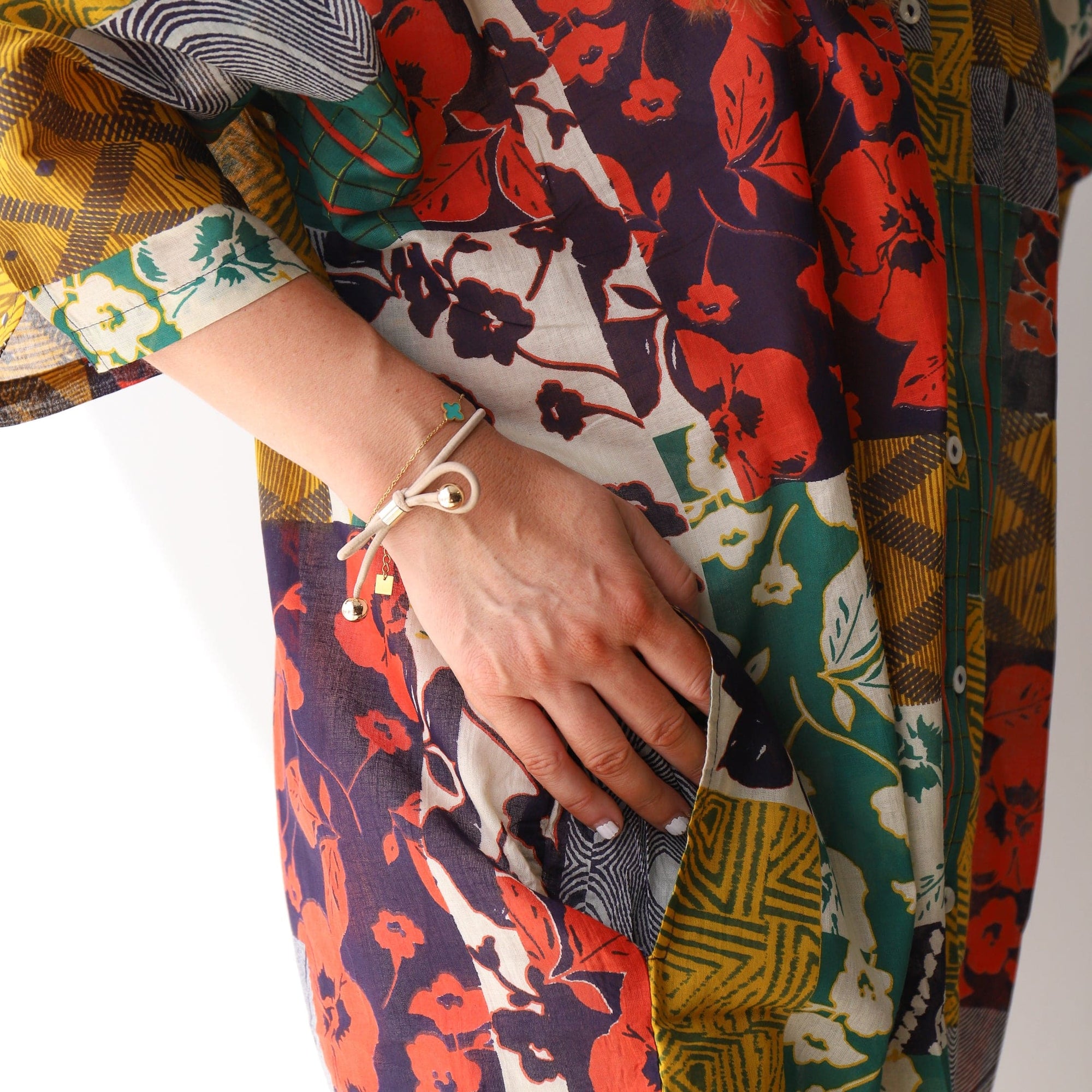 LEISURES ACCESSORIES SUMMER APPAREL CHRIS Patchwork Print