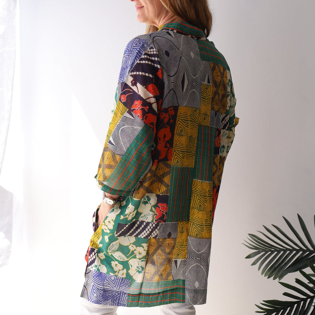 LEISURES ACCESSORIES SUMMER APPAREL CHRIS Patchwork Print