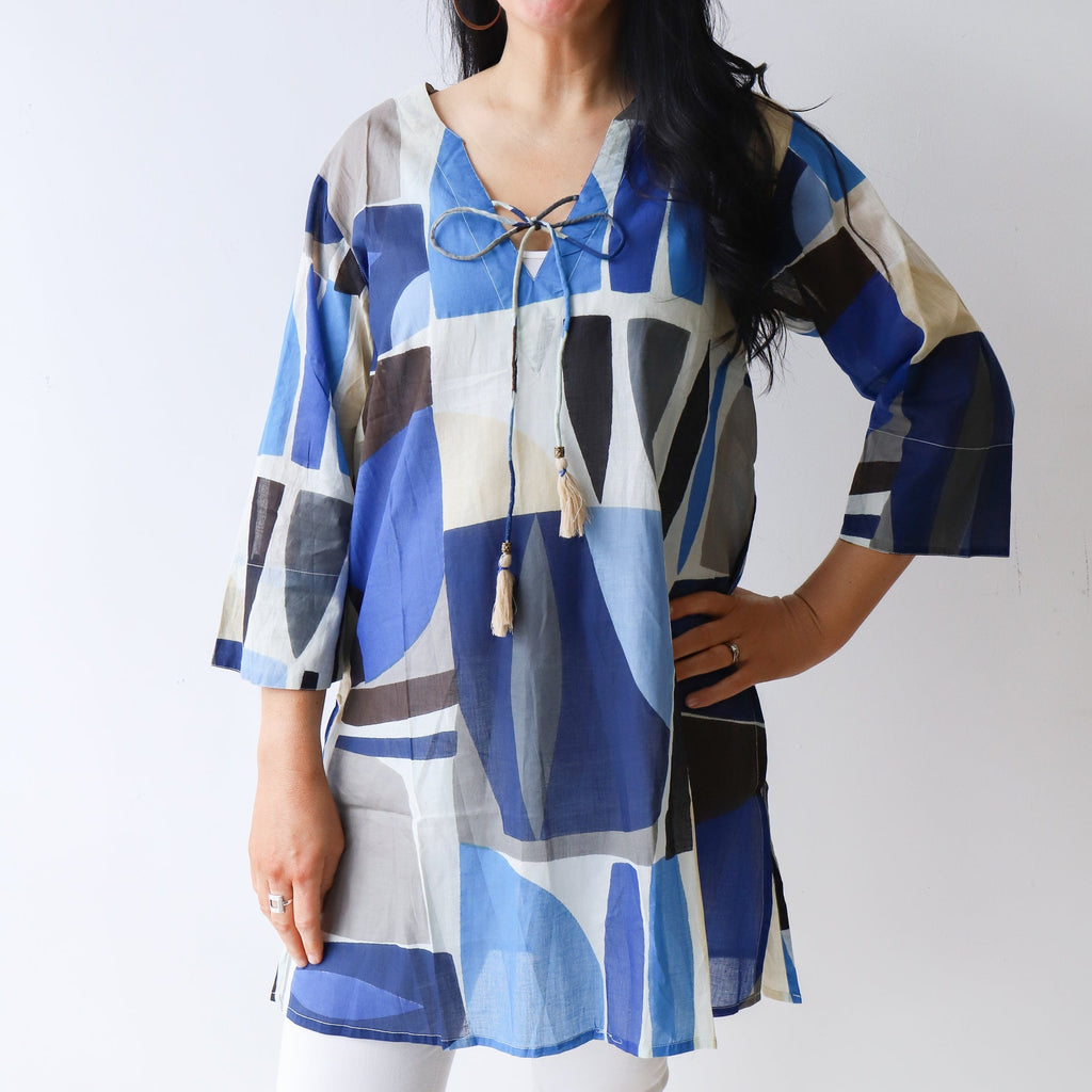 LEISURES ACCESSORIES SUMMER APPAREL CHRISTINE Blue Multi