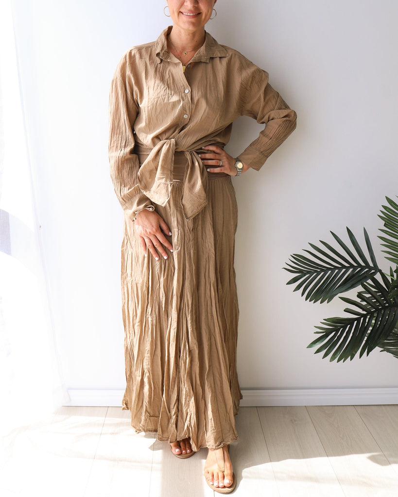 LEISURES ACCESSORIES SUMMER APPAREL JANALI Camel