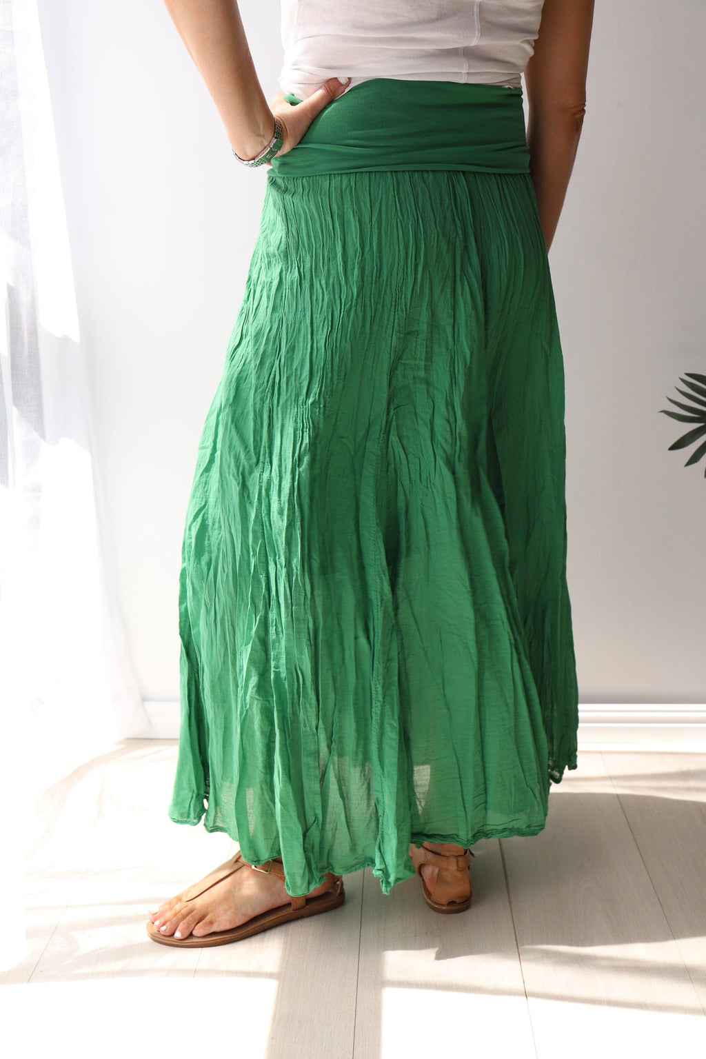 LEISURES ACCESSORIES SUMMER APPAREL JANALI Emerald Green