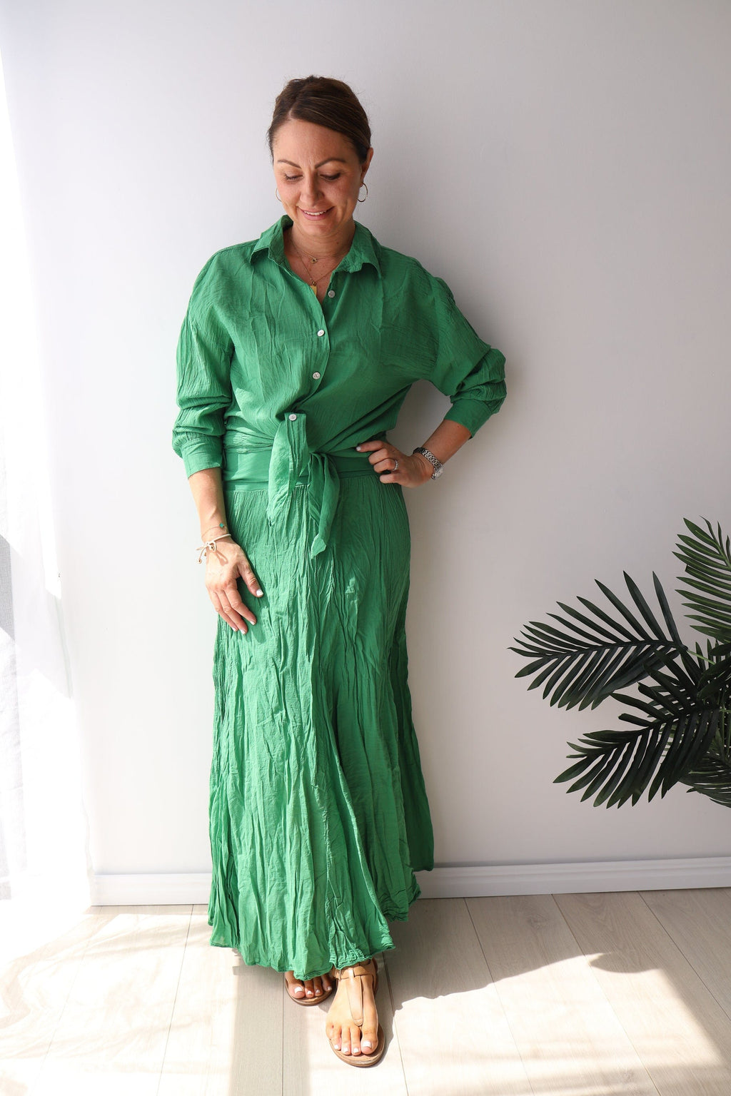 LEISURES ACCESSORIES SUMMER APPAREL JANALI Emerald Green