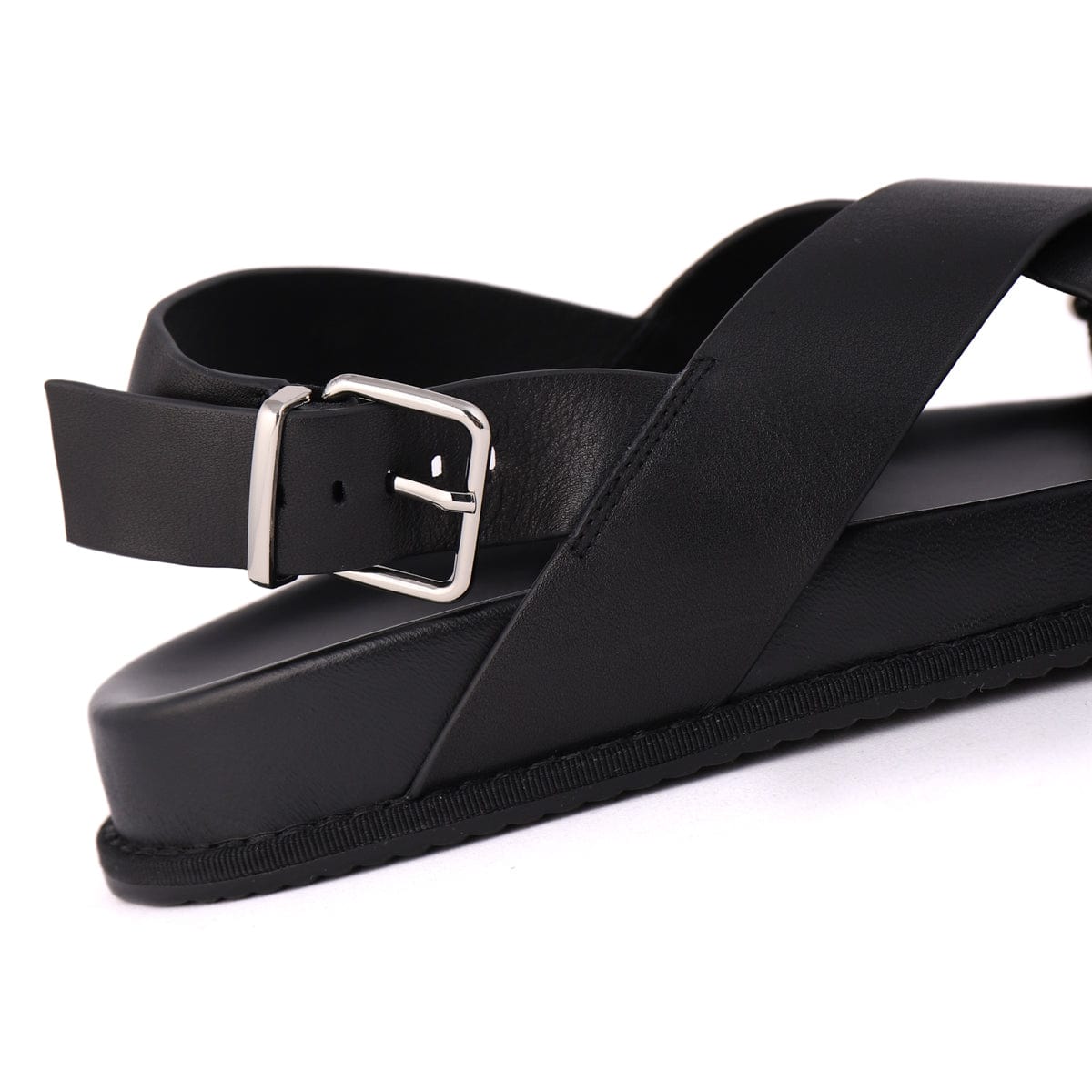 LEISURES FLAT SANDALS RAE Black