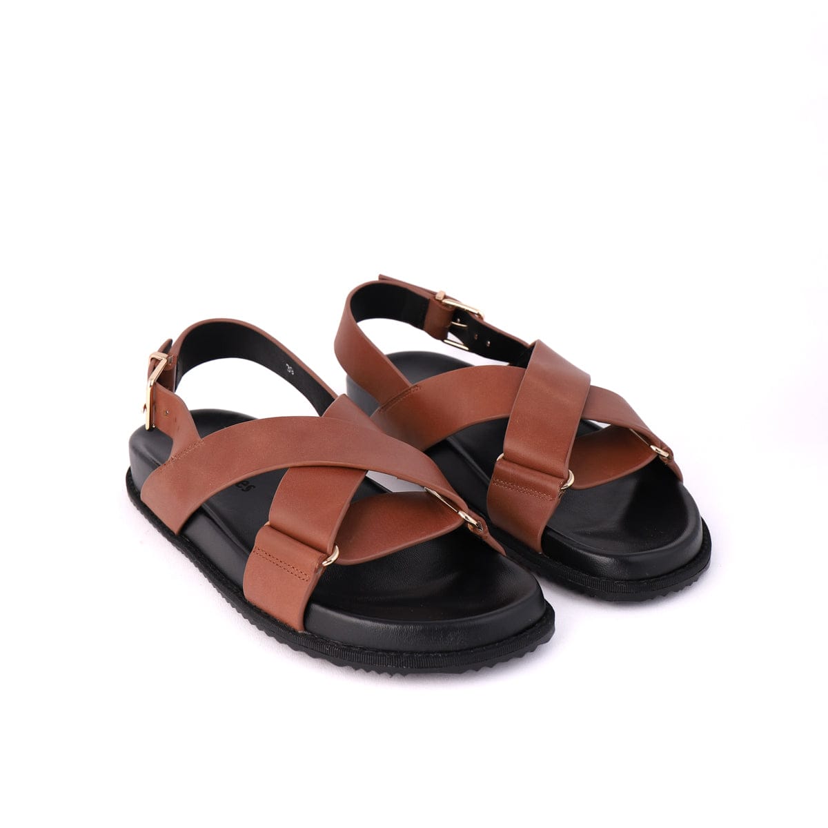 LEISURES FLAT SANDALS RAE Tan