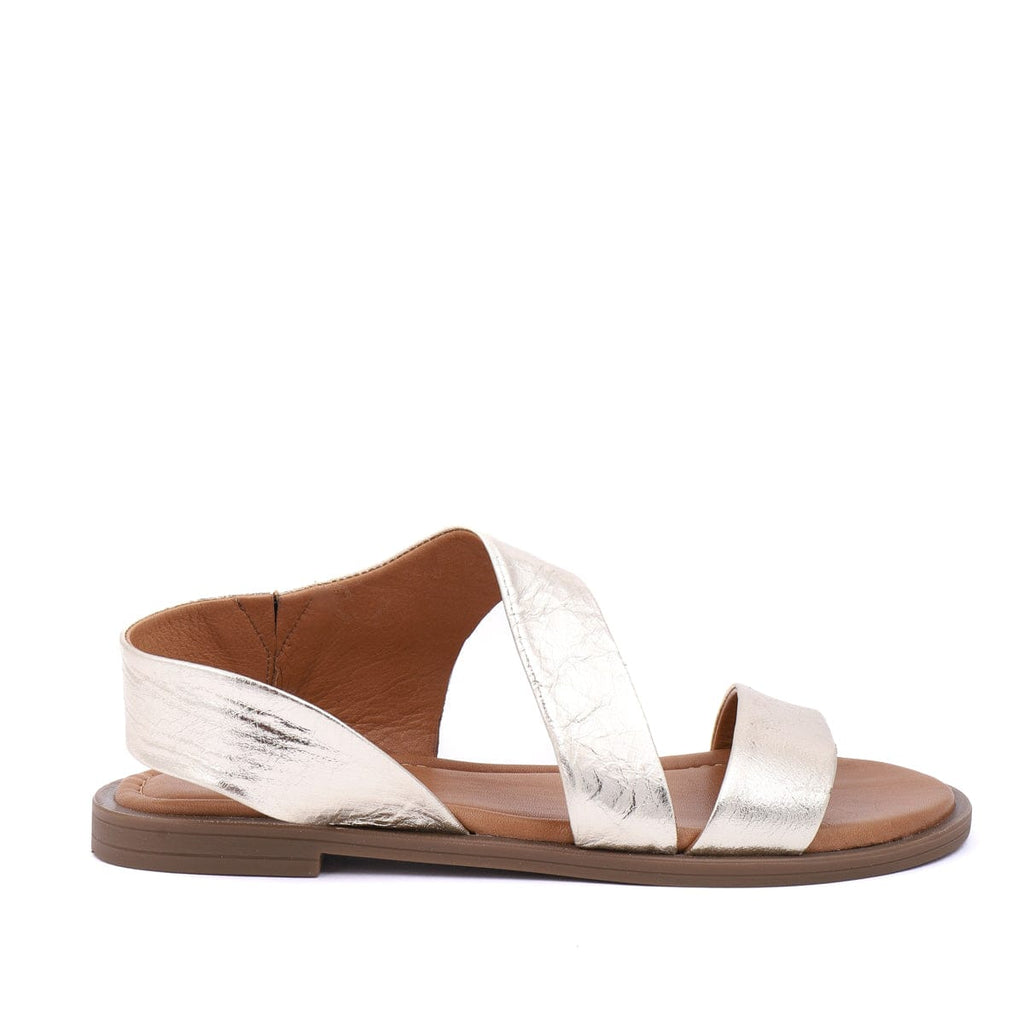 LEISURES FLAT SANDALS RENNA Gold