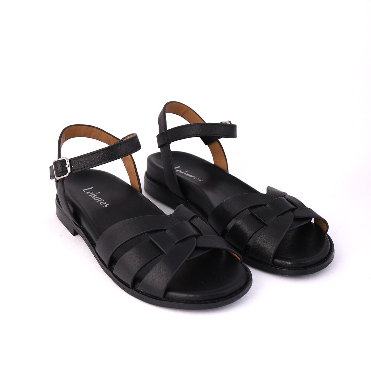 LEISURES FLAT SANDALS RIANNA Black
