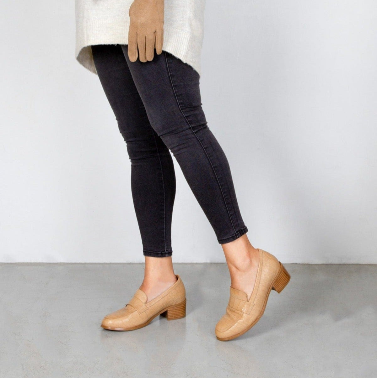 LEISURES LOAFERS RAVI Tan Croc