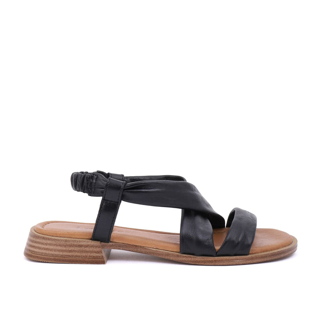 LEISURES LOW HEELED SANDALS ROCHELLE Black