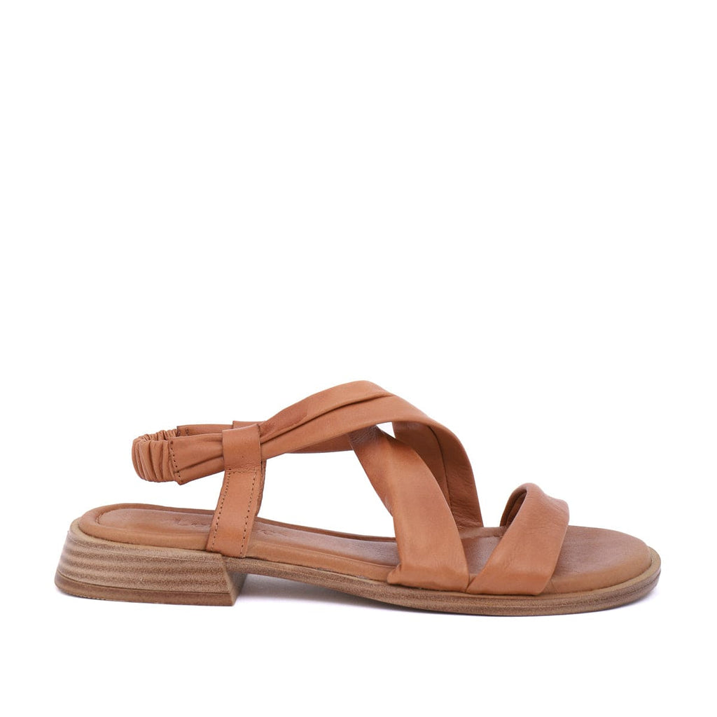 LEISURES LOW HEELED SANDALS ROCHELLE Tan