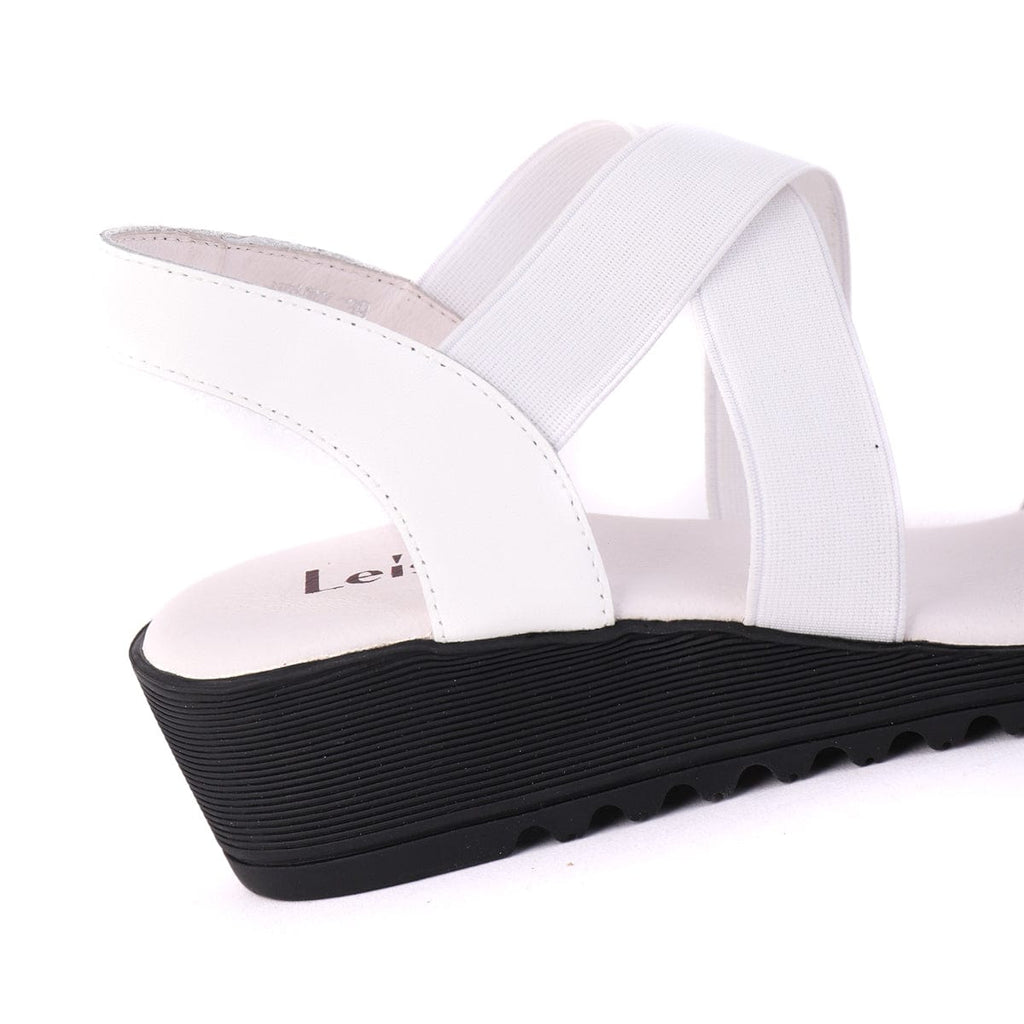 LEISURES LOW WEDGES HENRY White