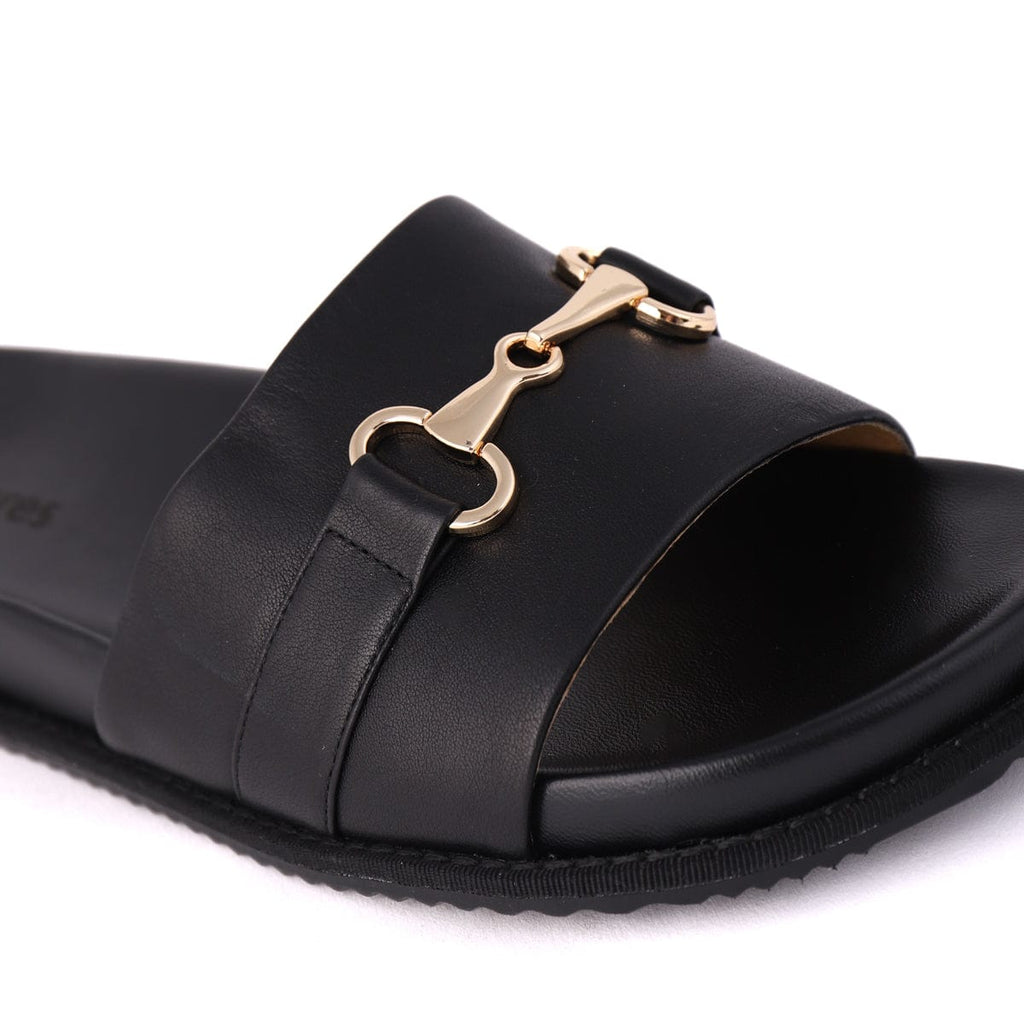 LEISURES SLIDES ROSELLA Black