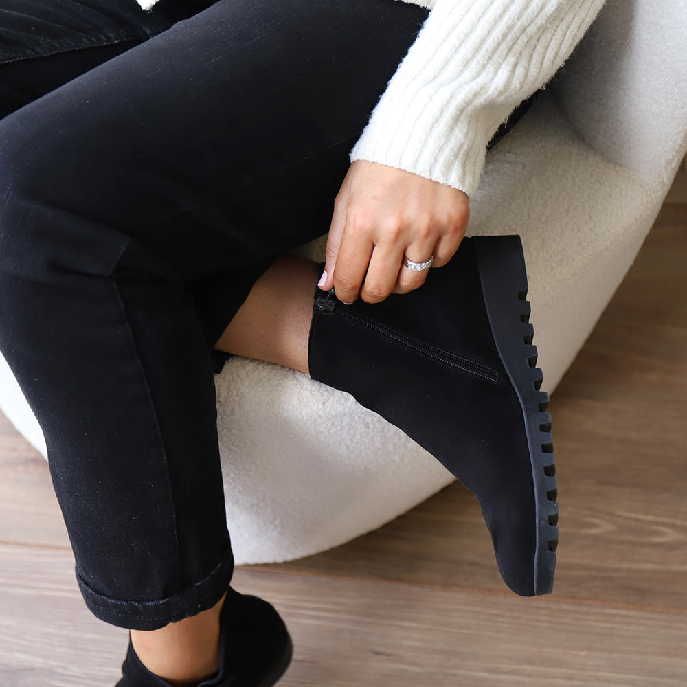 LOMHUS Black Nubuck
