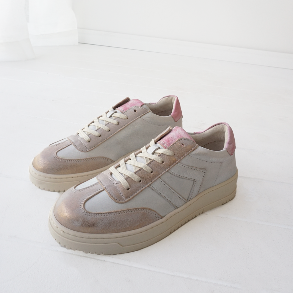 CLEO Pink Metallic/Beige Sole