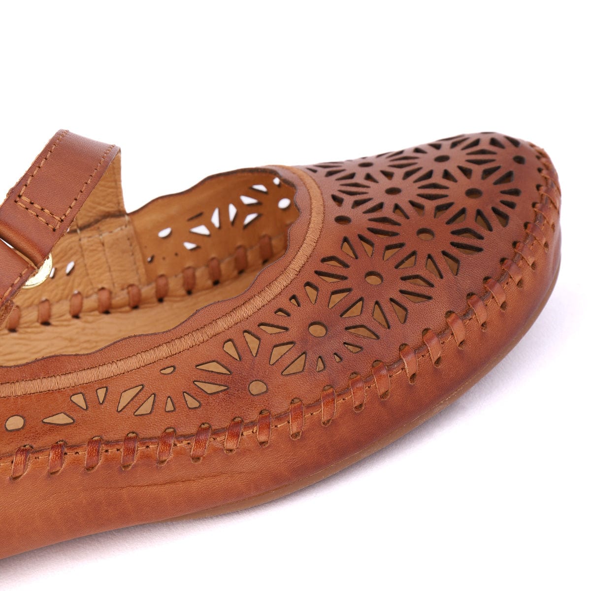 PIKOLINOS LOW WEDGE SANDALS KAIN Tan