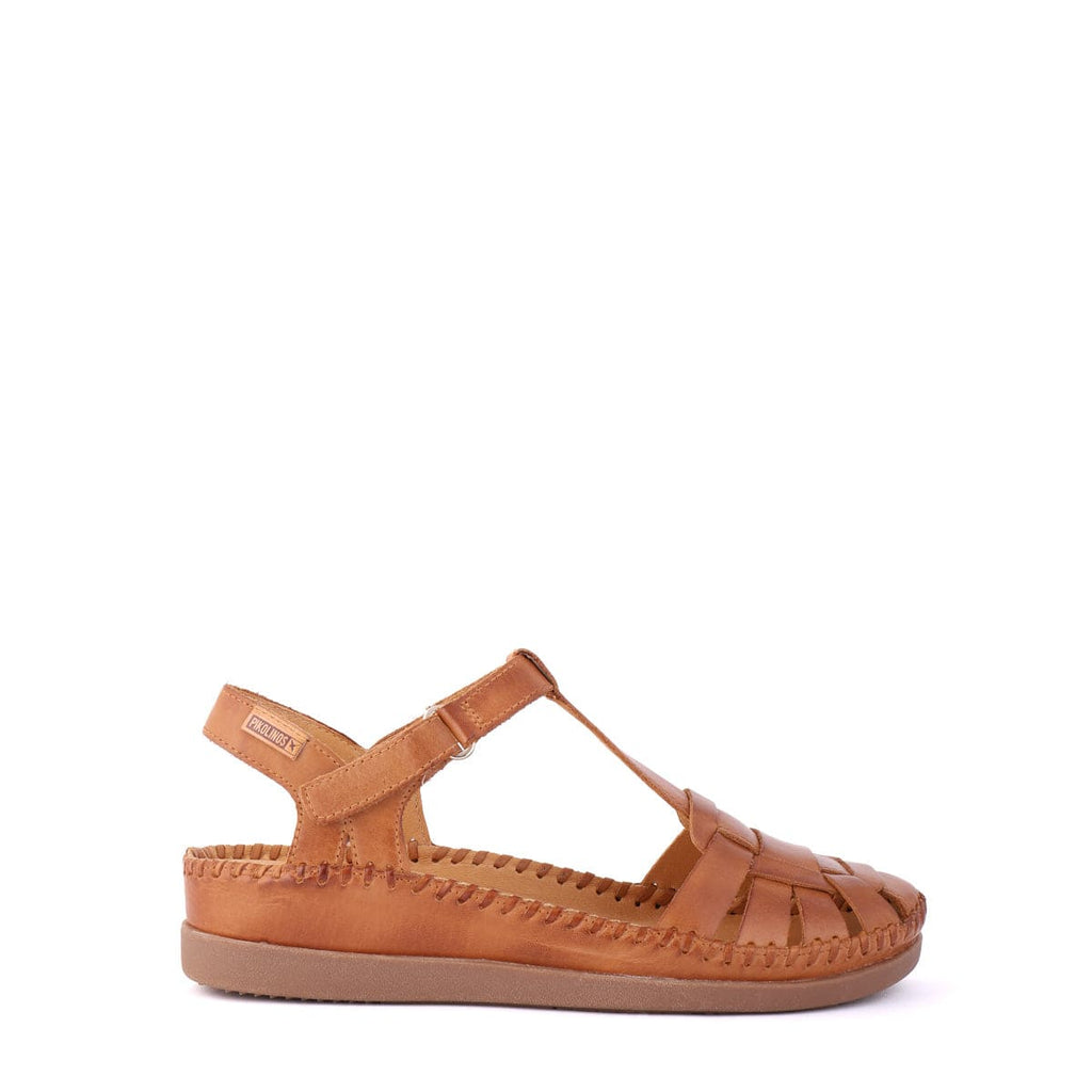 PIKOLINOS LOW WEDGE SANDALS KEMPSEY Tan