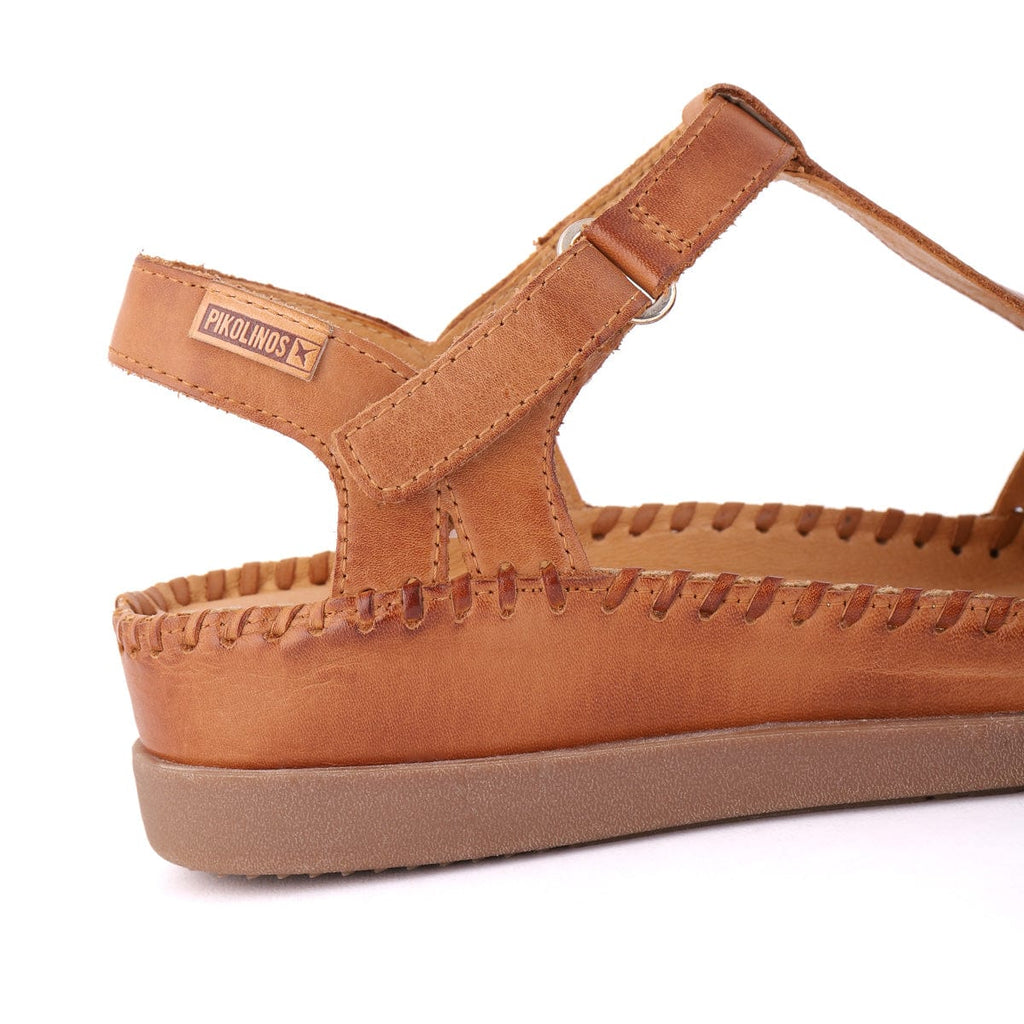 PIKOLINOS LOW WEDGE SANDALS KEMPSEY Tan