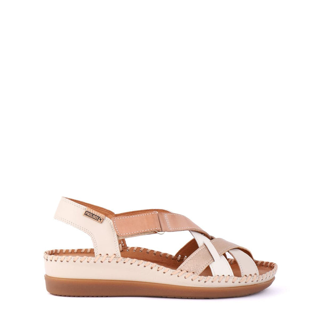 PIKOLINOS LOW WEDGE SANDALS KENNEDY Neutral Multi