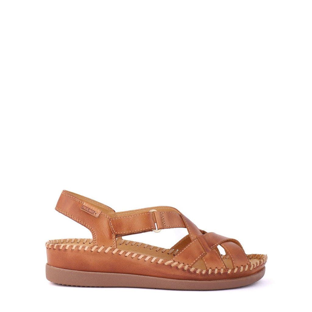 PIKOLINOS LOW WEDGE SANDALS KENNEDY Tan
