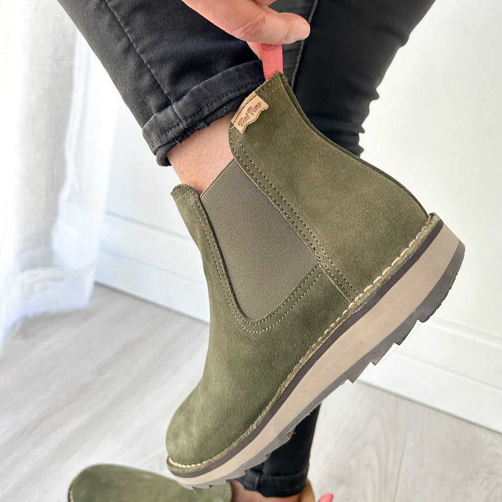 TONI PONS ANKLE BOOTS ISONA Khaki