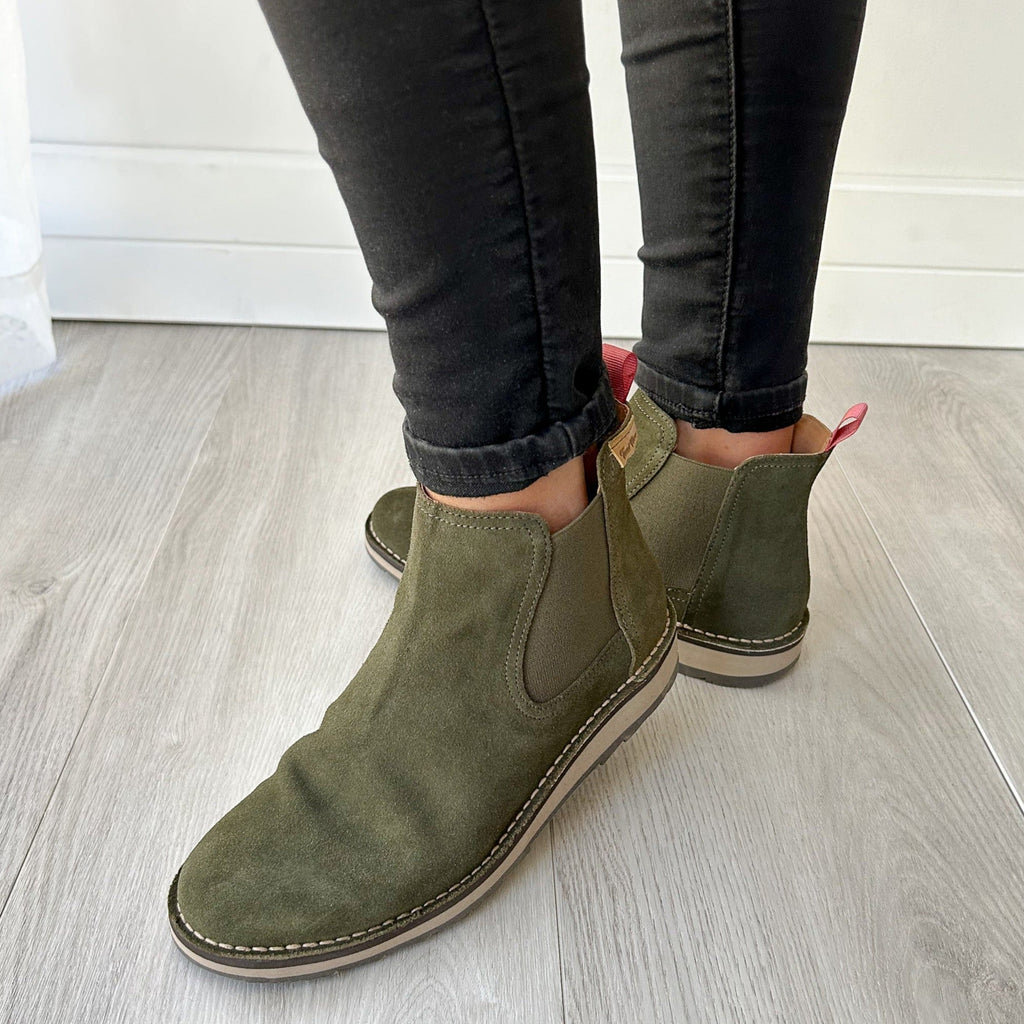 TONI PONS ANKLE BOOTS ISONA Khaki