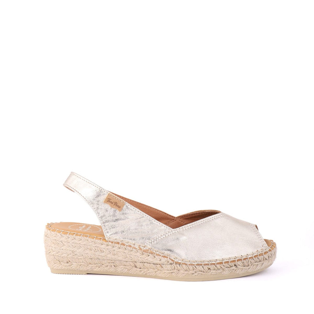 TONI PONS ESPADRILLES - LOW BERNIA Platinum