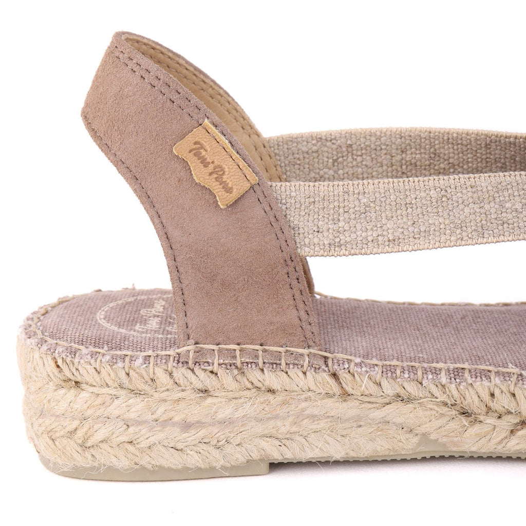 TONI PONS ESPADRILLES - LOW ETNA Taupe Suede