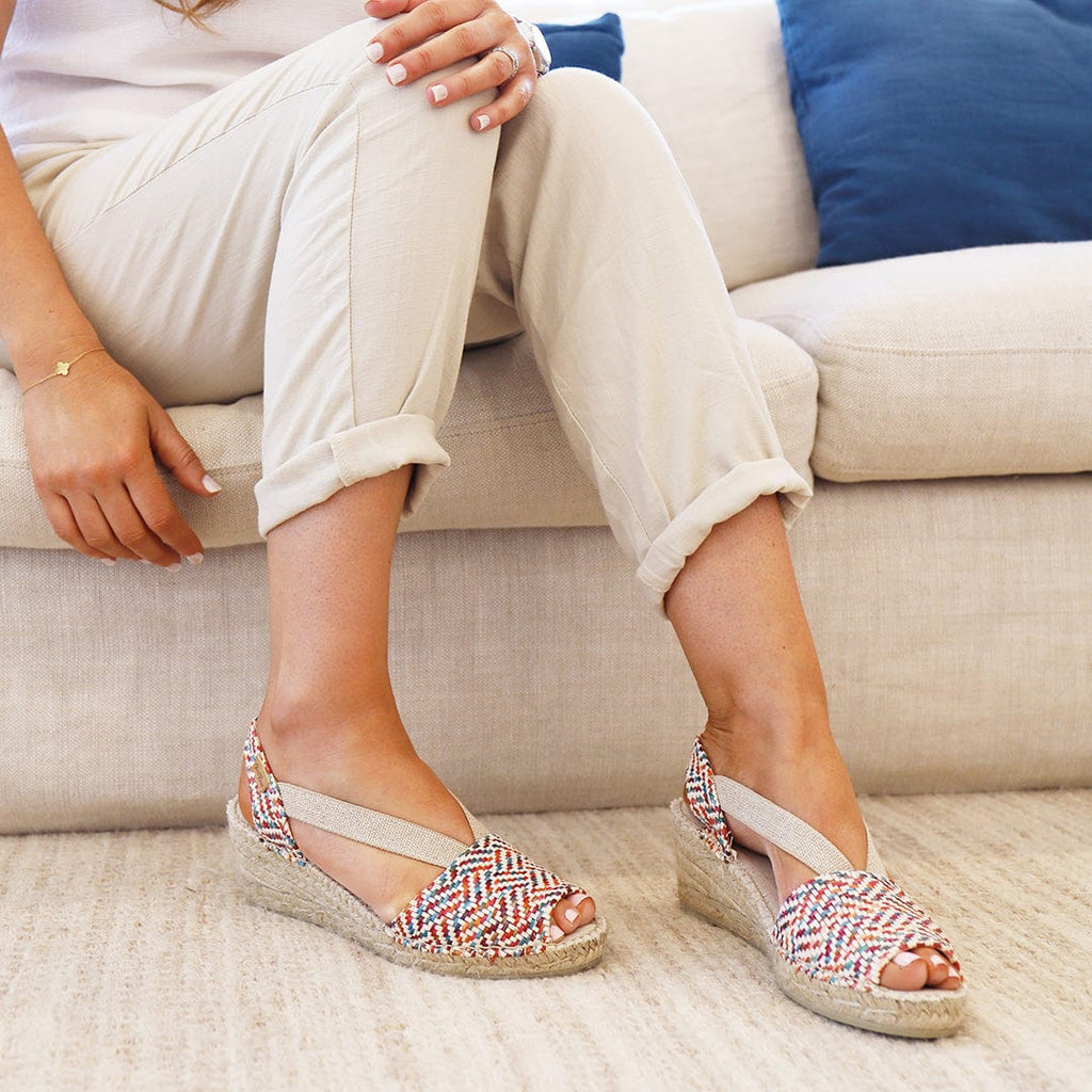 TONI PONS ESPADRILLES - MID TEIDE Multi Raffia