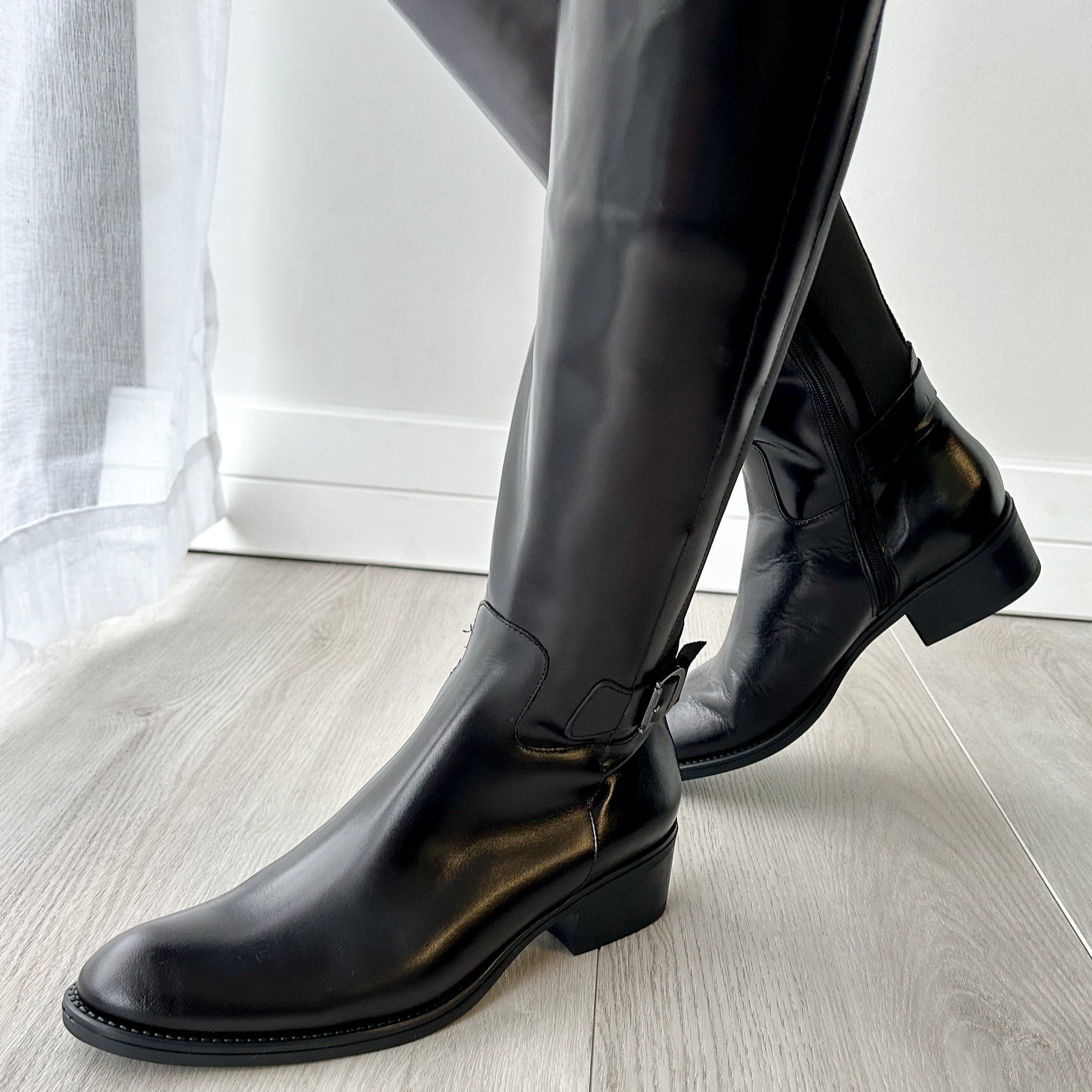 TONI PONS LONG BOOTS TACOMA Black