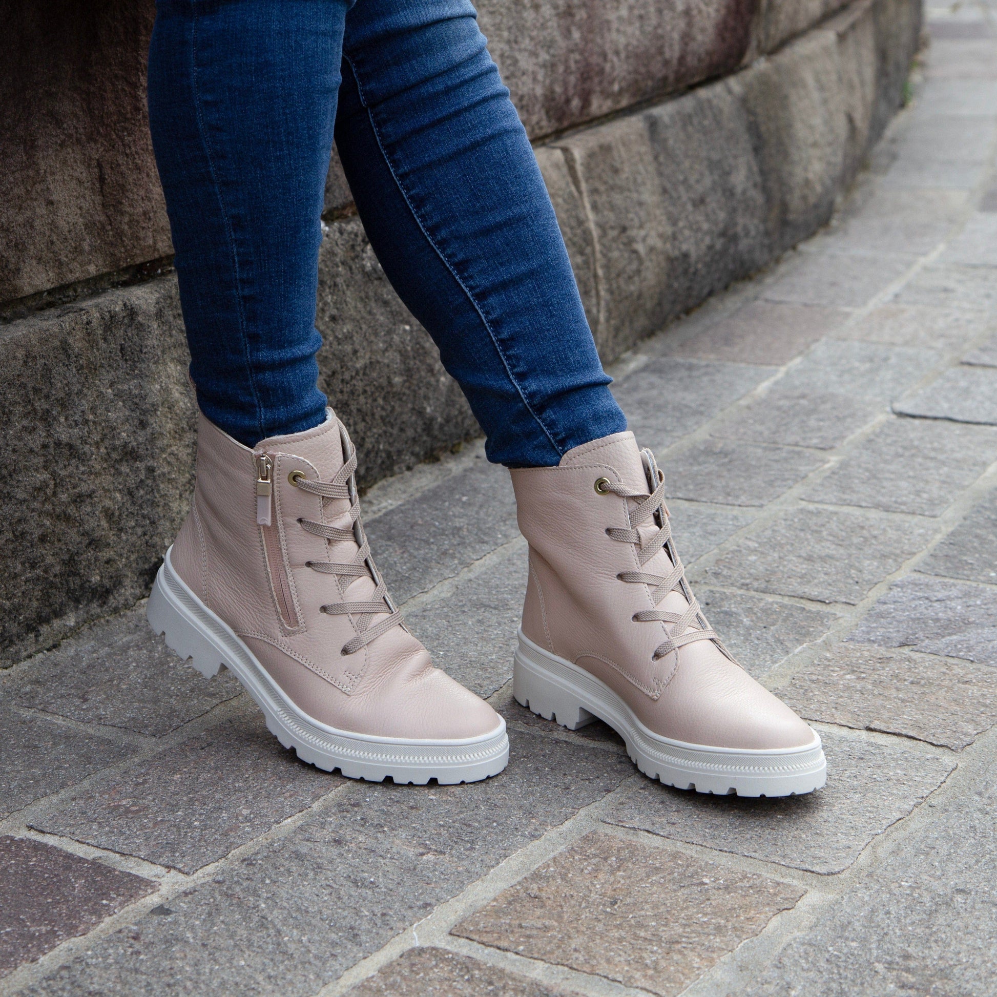 ARA ANKLE BOOTS 23187 Nude