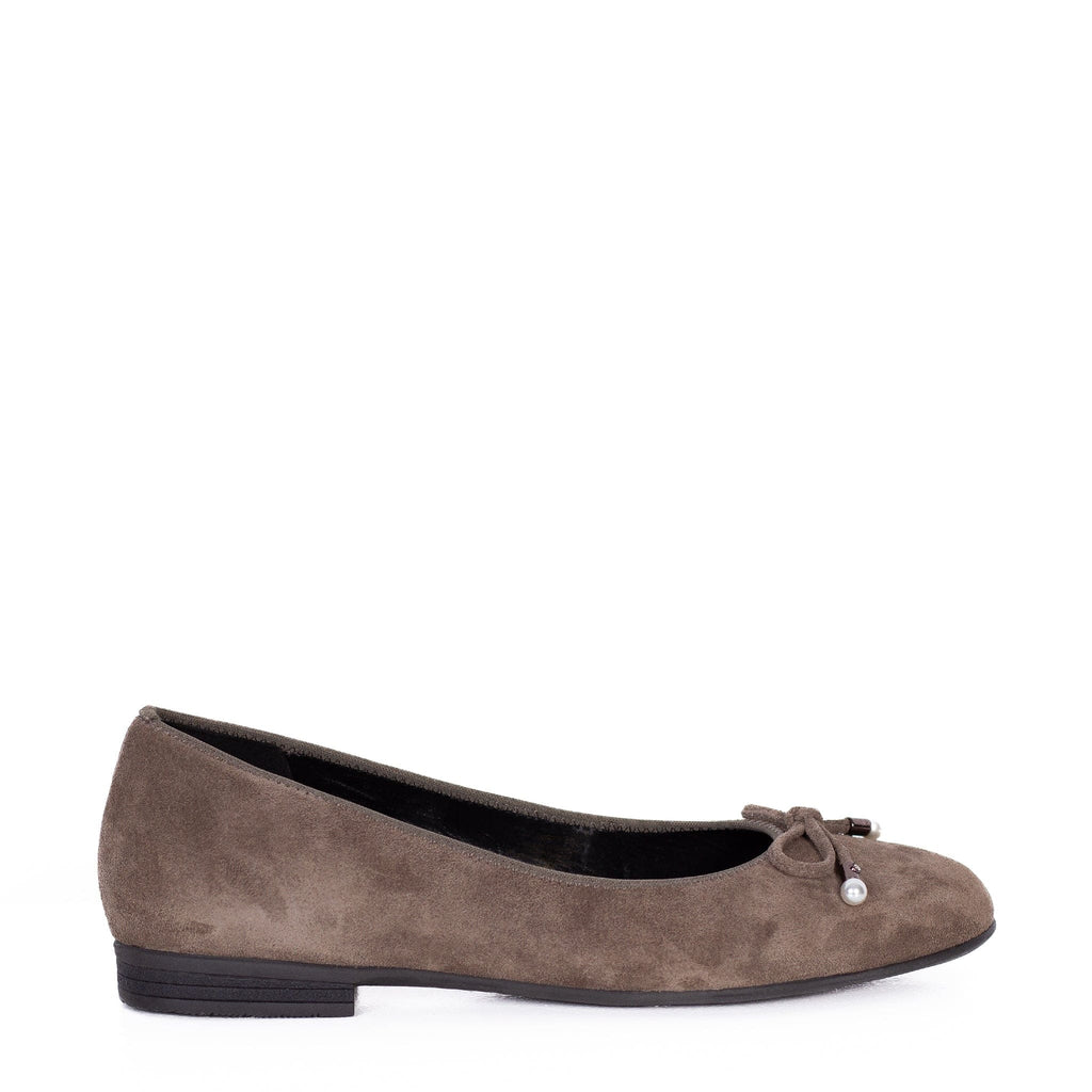 ARA BALLETS 31324 Taupe Suede