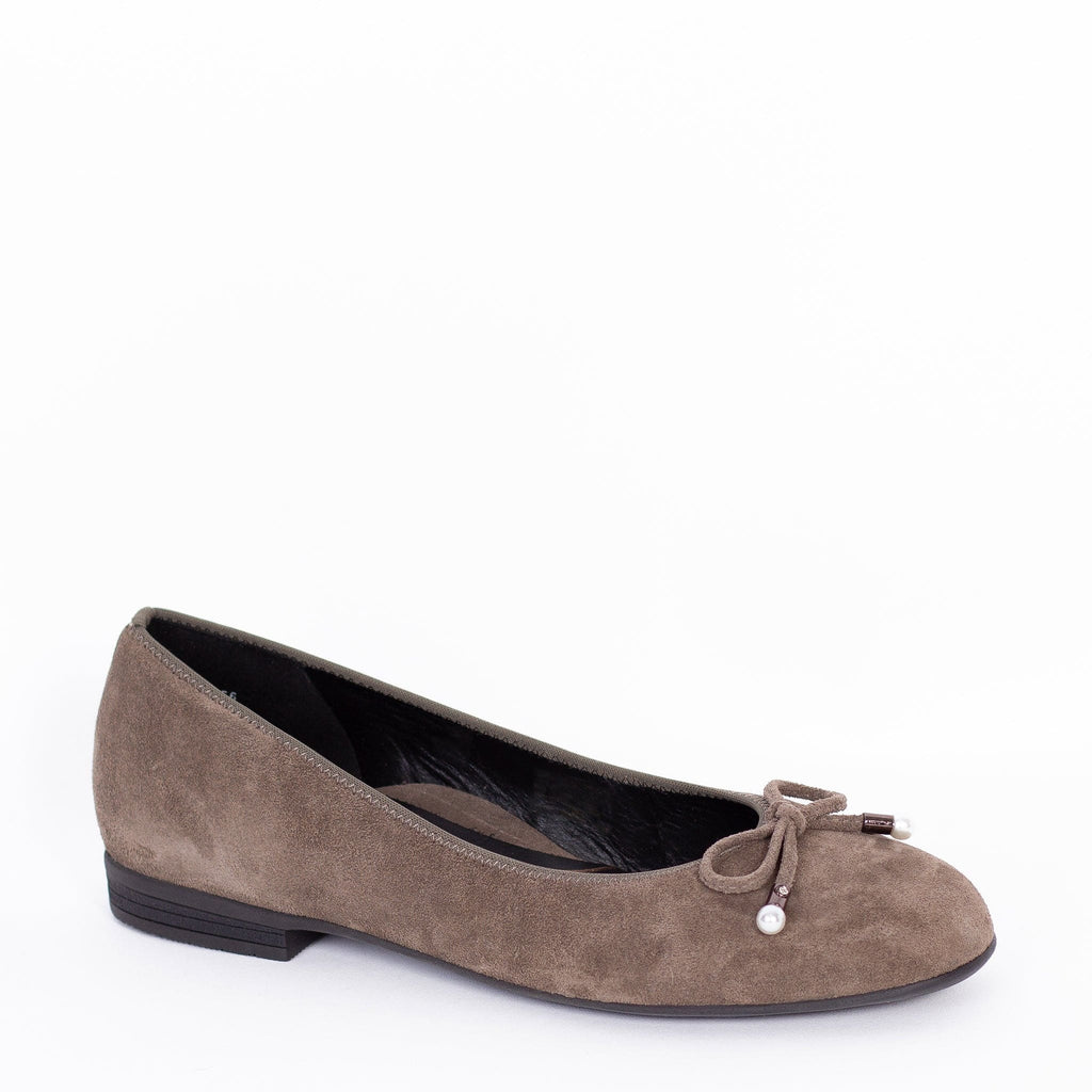 ARA BALLETS 31324 Taupe Suede